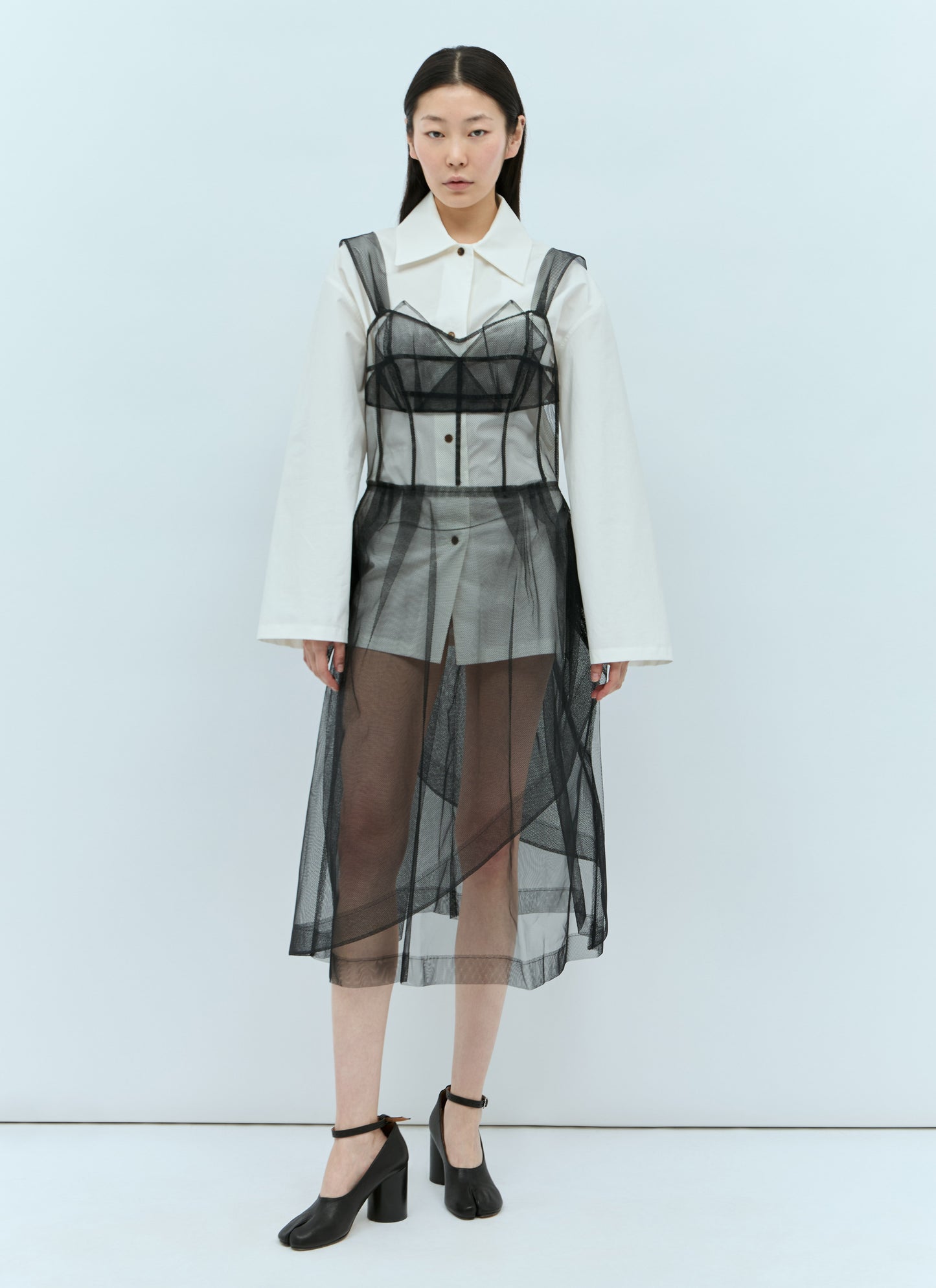 Maison Margiela Women Tulle Midi Dress MAISON MARGIELA