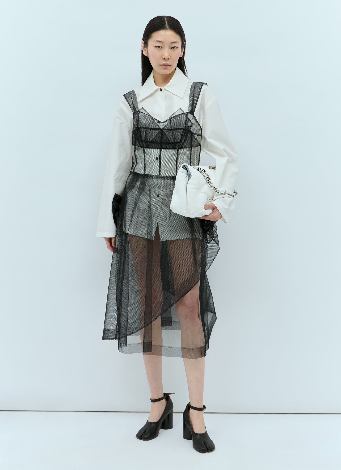 Maison Margiela Women Tulle Midi Dress MAISON MARGIELA