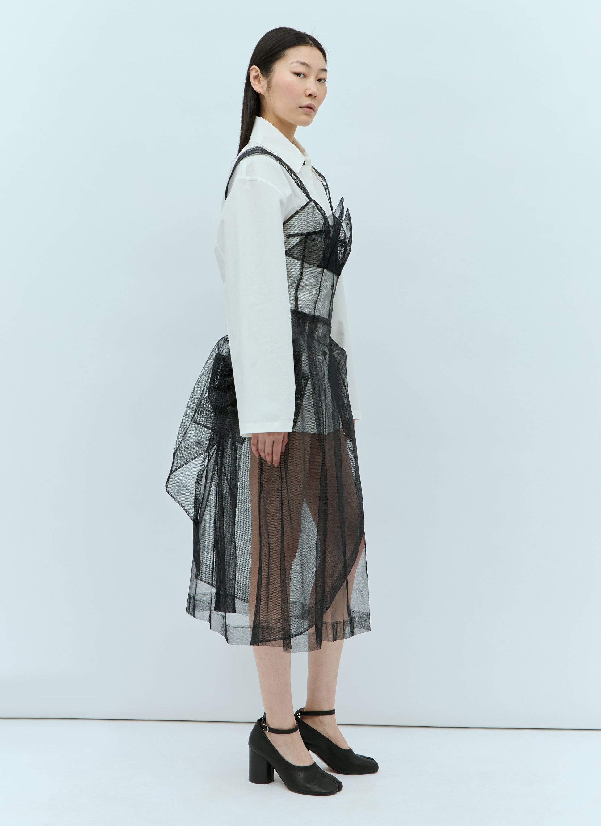 Maison Margiela Women Tulle Midi Dress MAISON MARGIELA