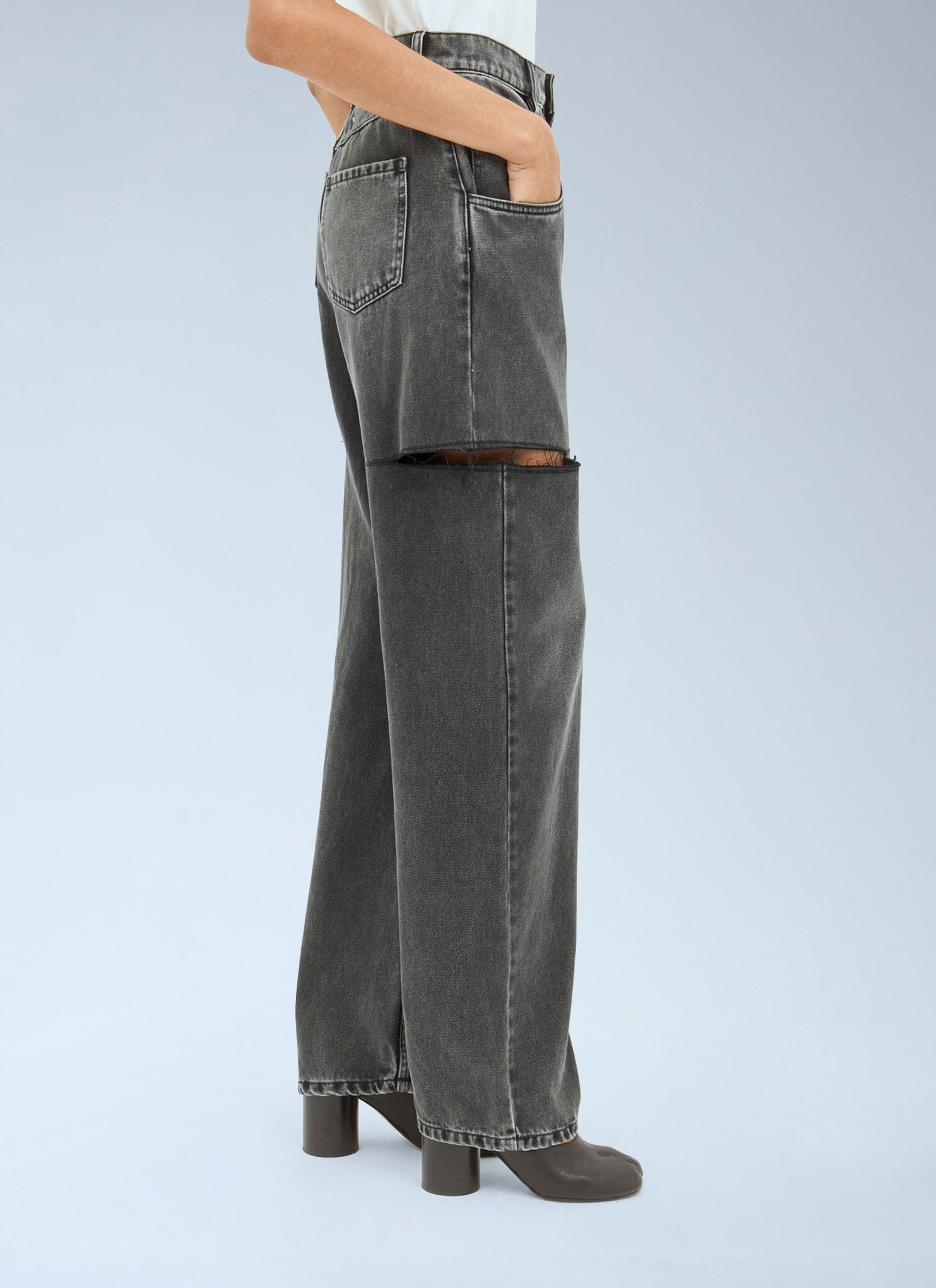 Maison Margiela Women Cut-Out Jeans MAISON MARGIELA
