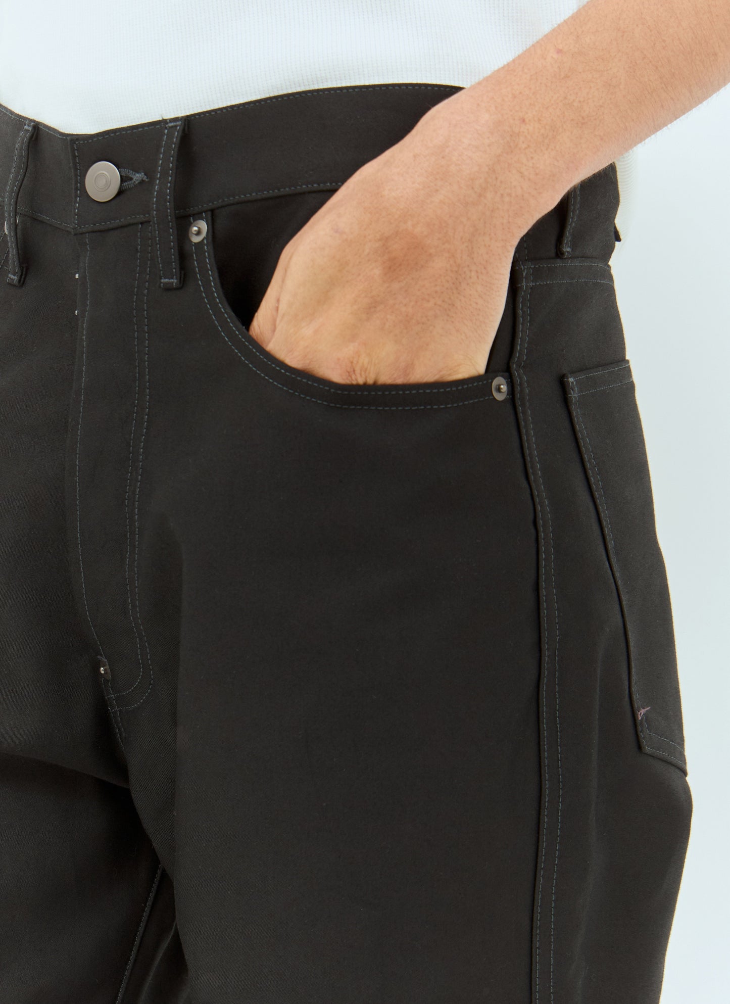 Maison Margiela Women Straight-Leg Coated Jeans MAISON MARGIELA