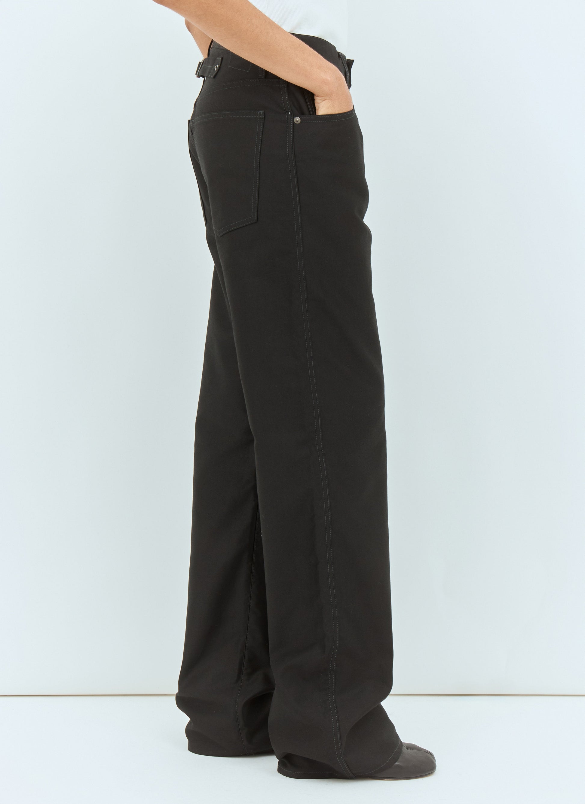 Maison Margiela Women Straight-Leg Coated Jeans MAISON MARGIELA