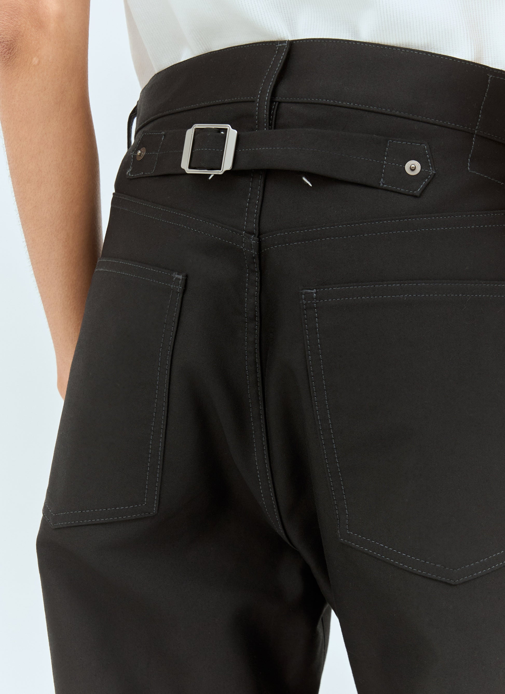 Maison Margiela Women Straight-Leg Coated Jeans MAISON MARGIELA