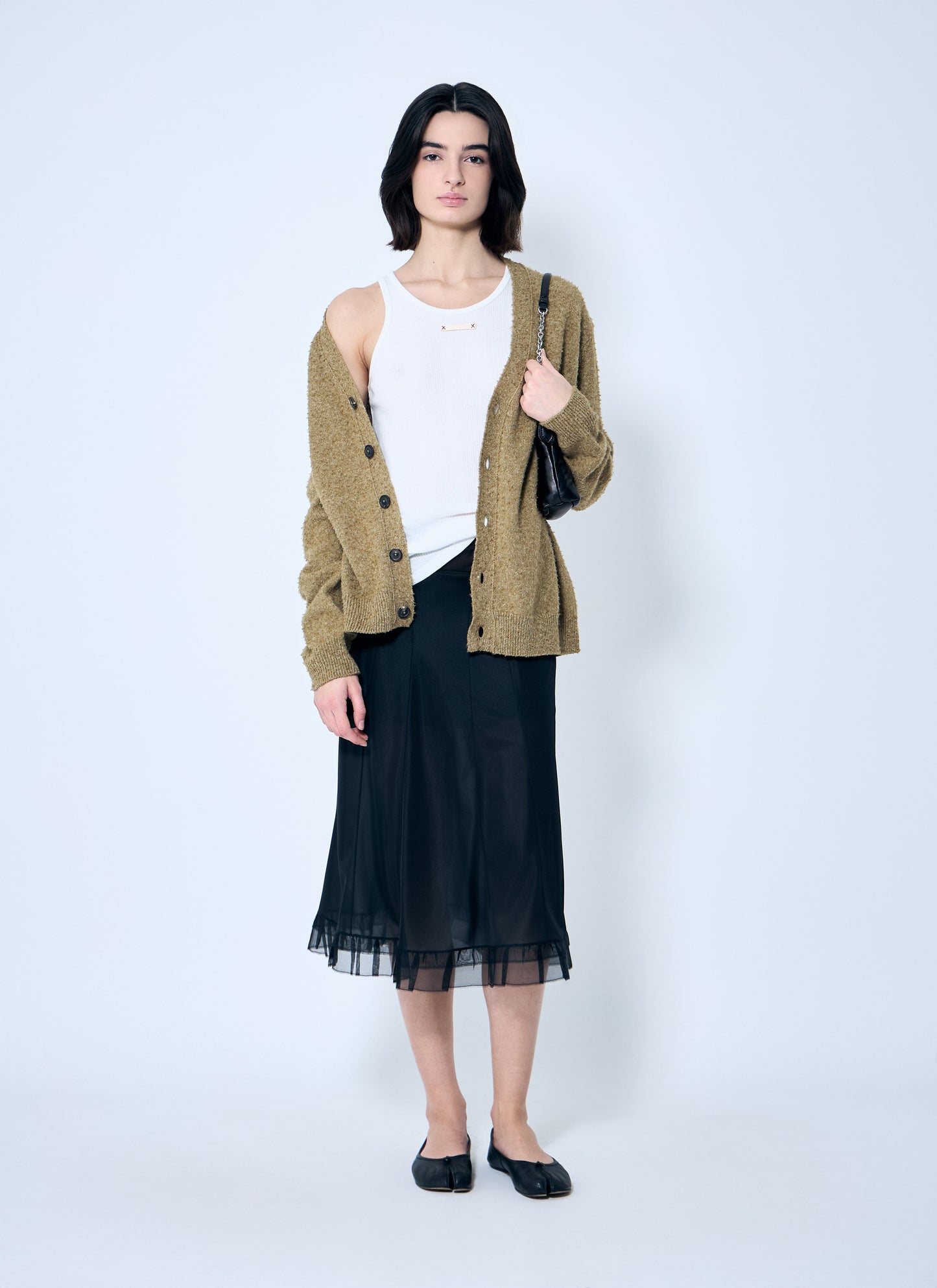 Maison Margiela Women Logo Patch Tank Top