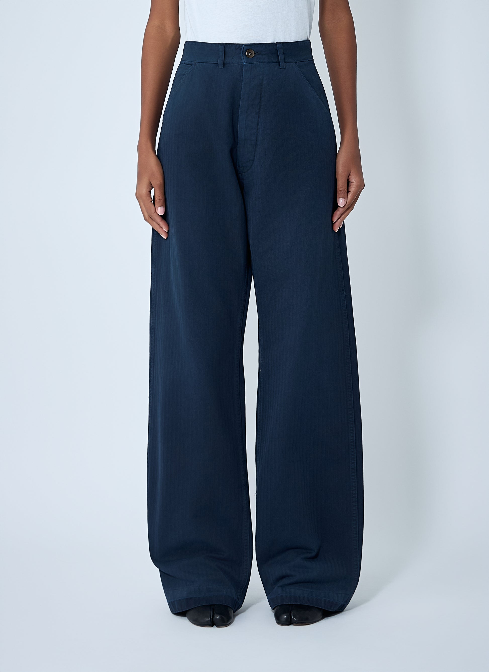 Maison Margiela Women Cotton Twill Pants MAISON MARGIELA