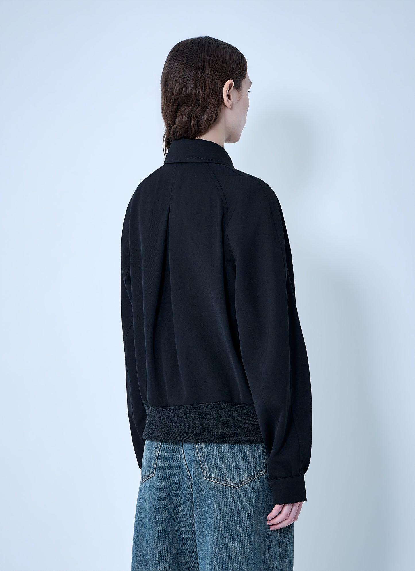 Maison Margiela Women Zip-Front Wool-Blend Jacket MAISON MARGIELA