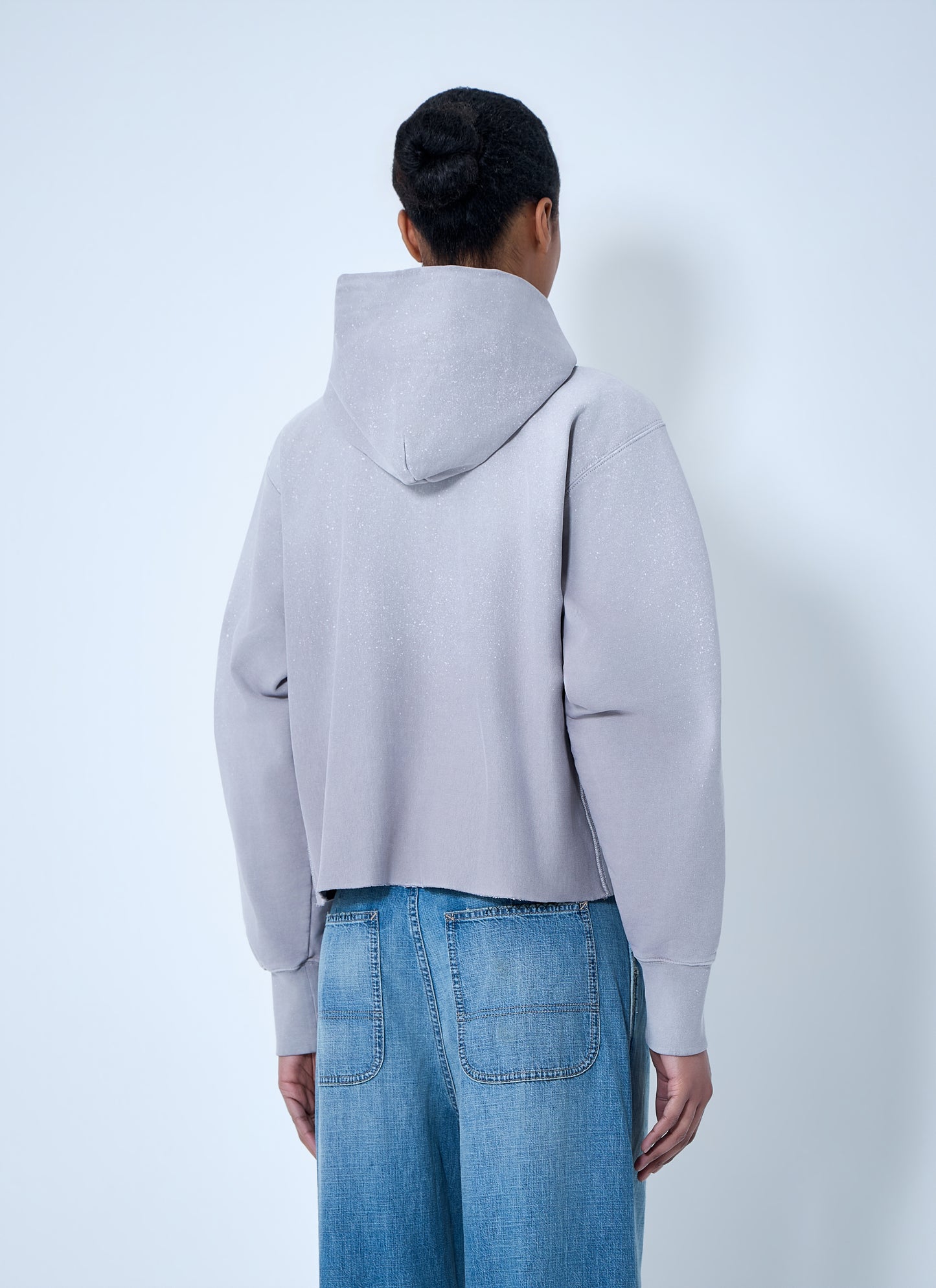 Maison Margiela Women Hooded Sweatshirt With Ribbed Details MAISON MARGIELA