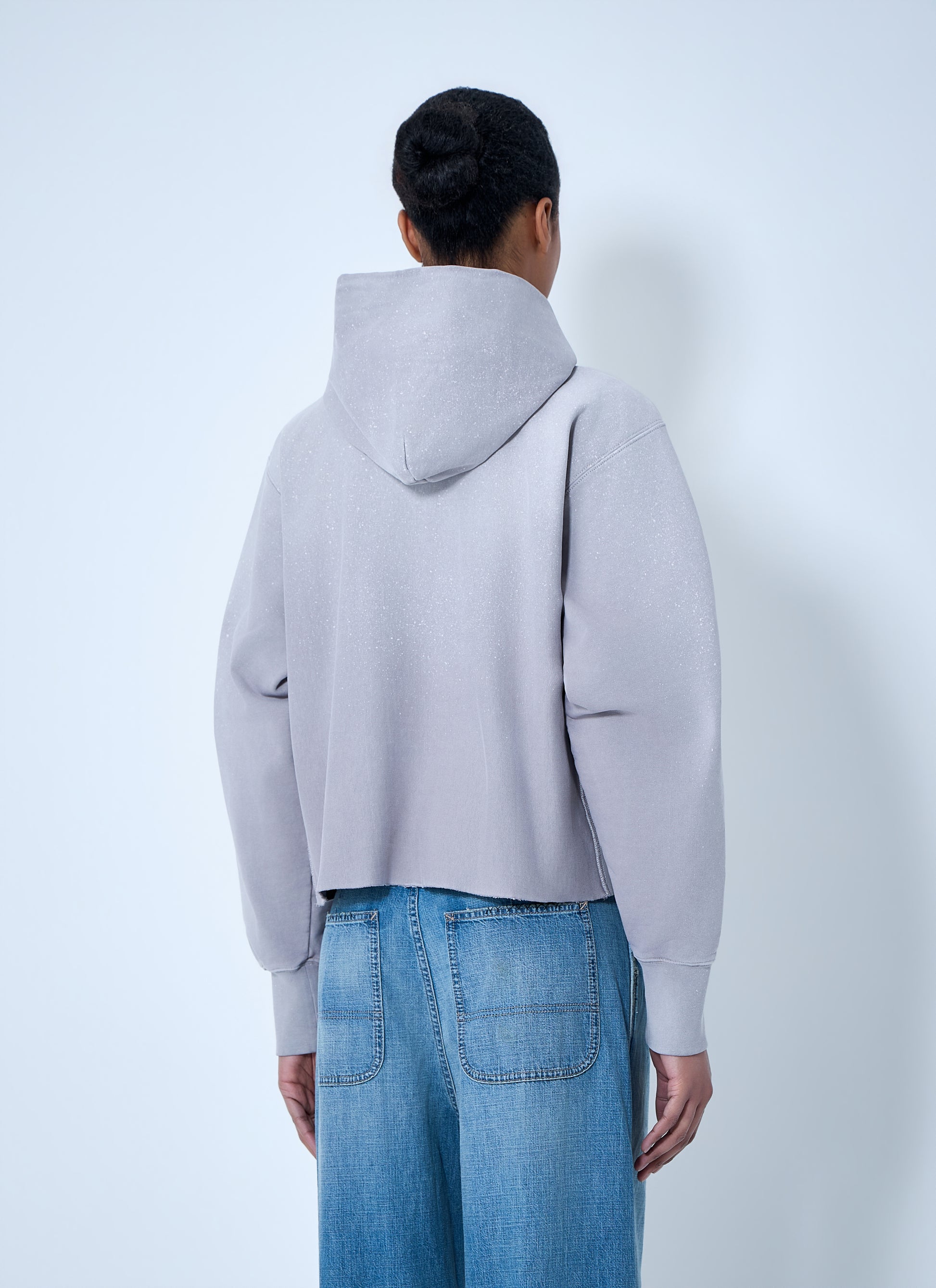Maison Margiela Women Hooded Sweatshirt With Ribbed Details MAISON MARGIELA