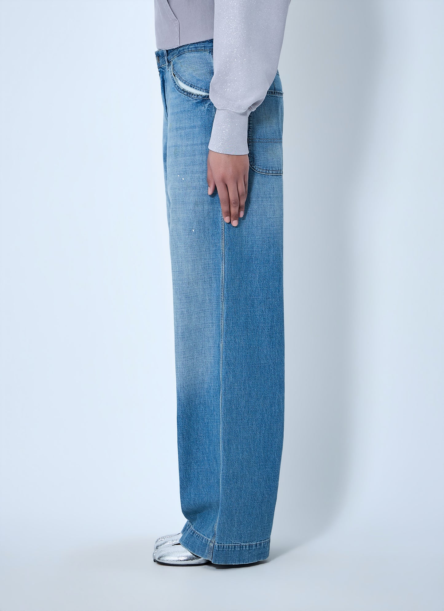 Maison Margiela Women Wide-Leg Denim Jeans MAISON MARGIELA