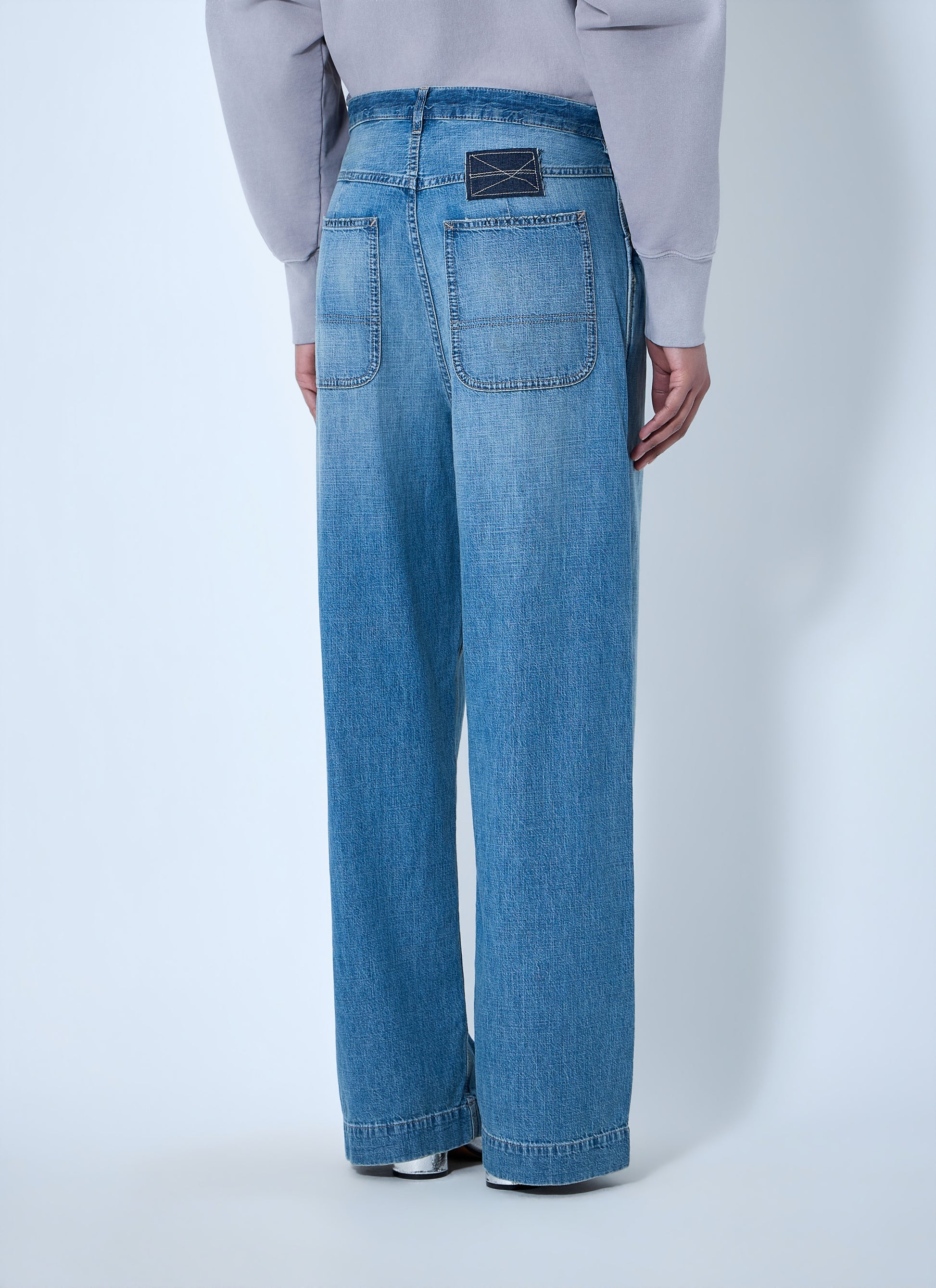 Maison Margiela Women Wide-Leg Denim Jeans MAISON MARGIELA