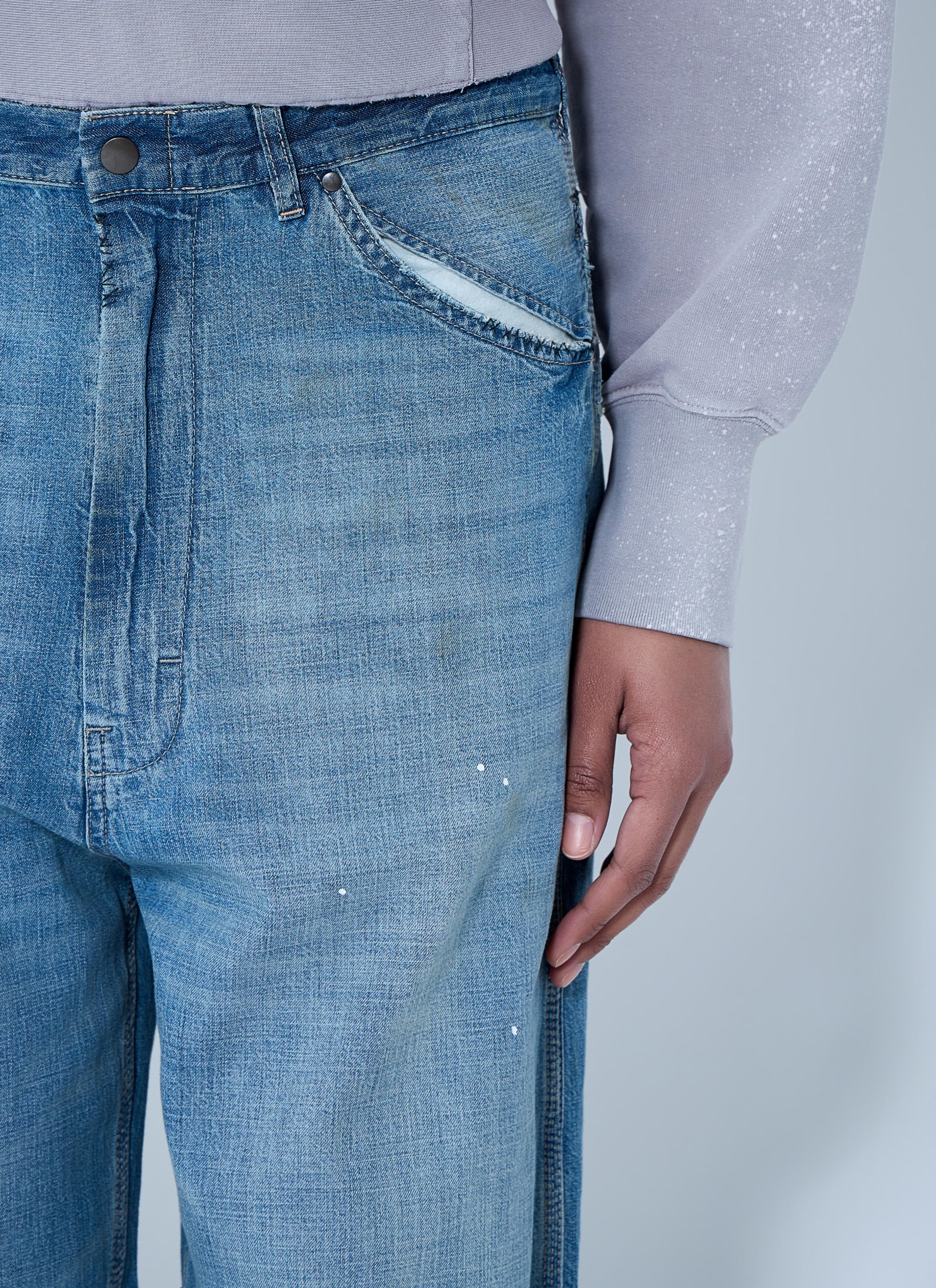 Maison Margiela Women Wide-Leg Denim Jeans MAISON MARGIELA