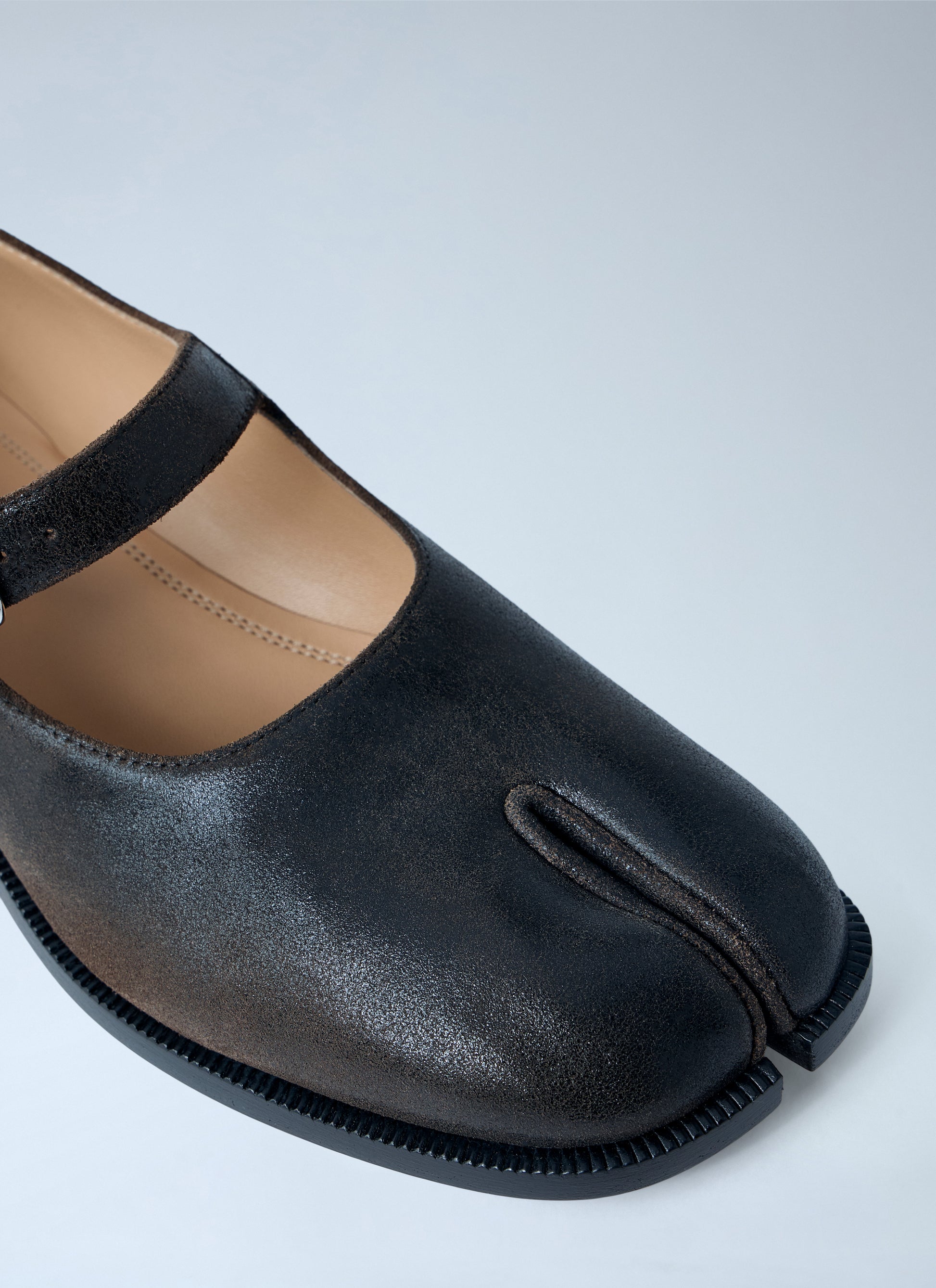 Maison Margiela Women Tabi Mary Jane Leather Flats MAISON MARGIELA