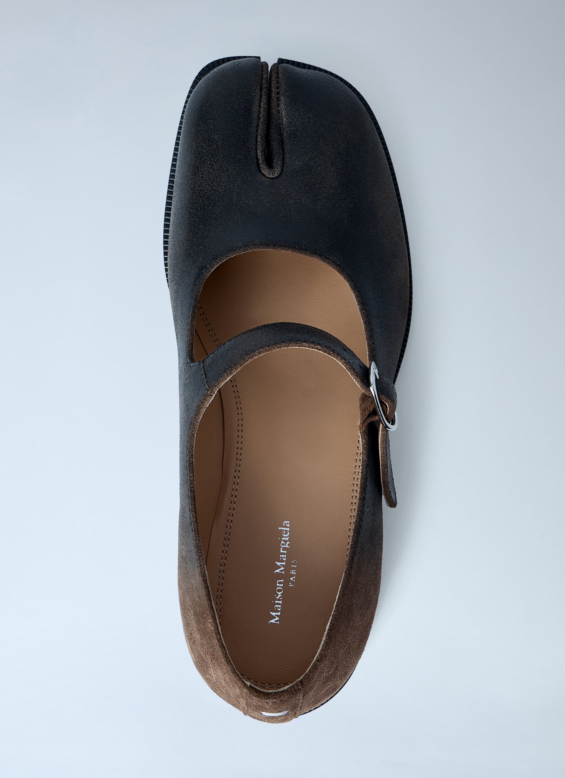 Maison Margiela Women Tabi Mary Jane Leather Flats MAISON MARGIELA