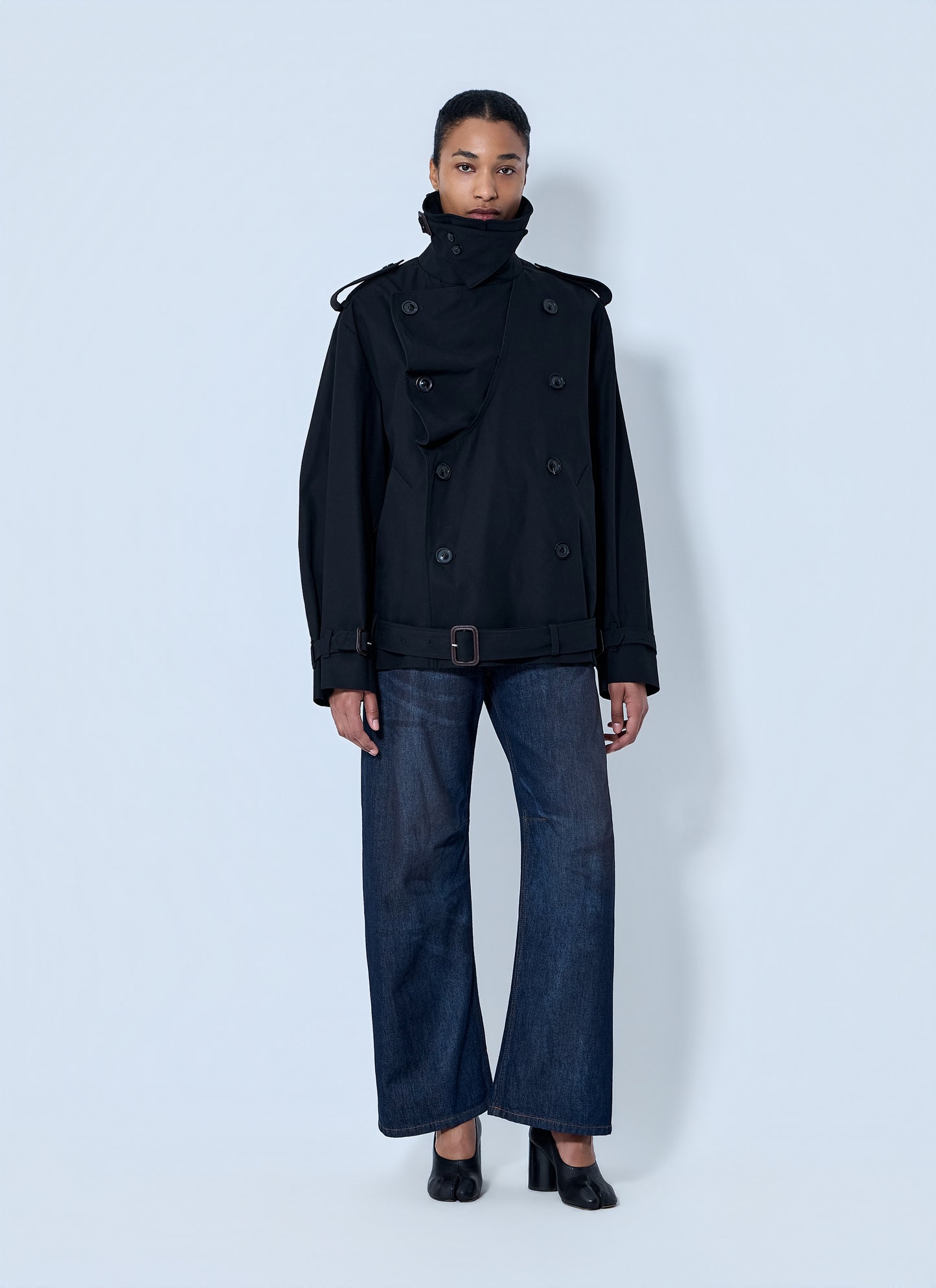 Maison Margiela Women Double-Breasted High-Collar Jacket MAISON MARGIELA
