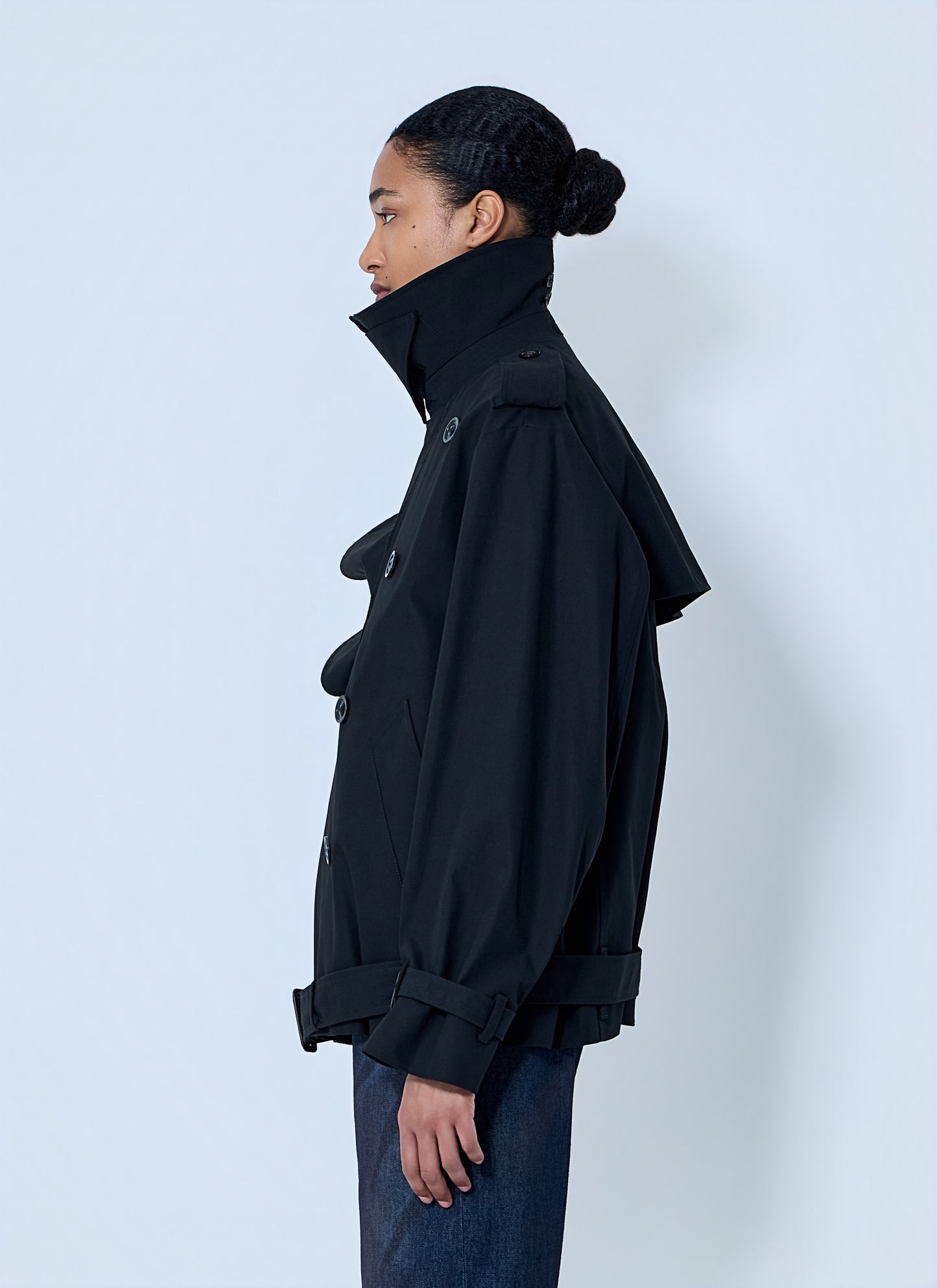 Maison Margiela Women Double-Breasted High-Collar Jacket MAISON MARGIELA