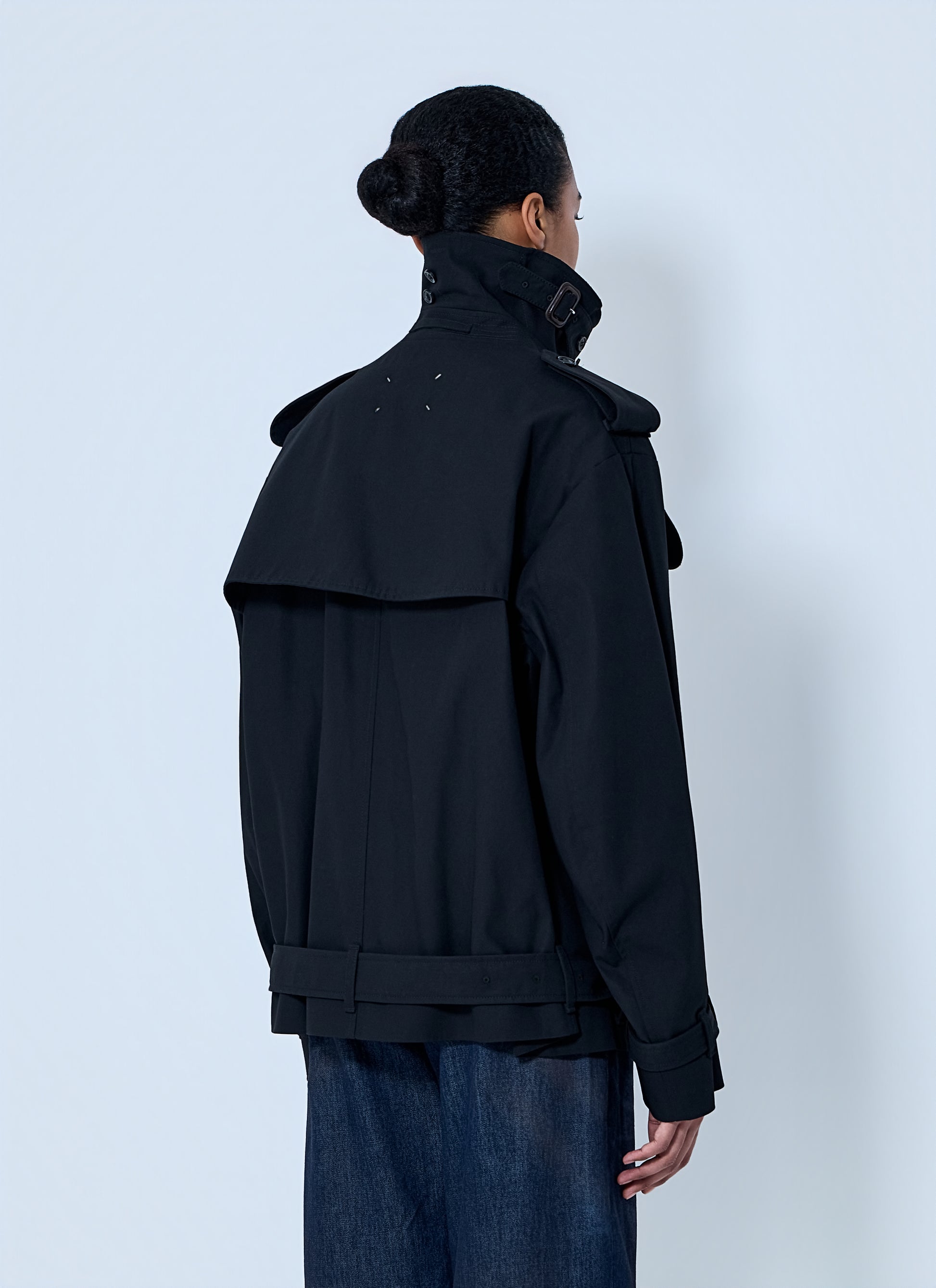 Maison Margiela Women Double-Breasted High-Collar Jacket MAISON MARGIELA