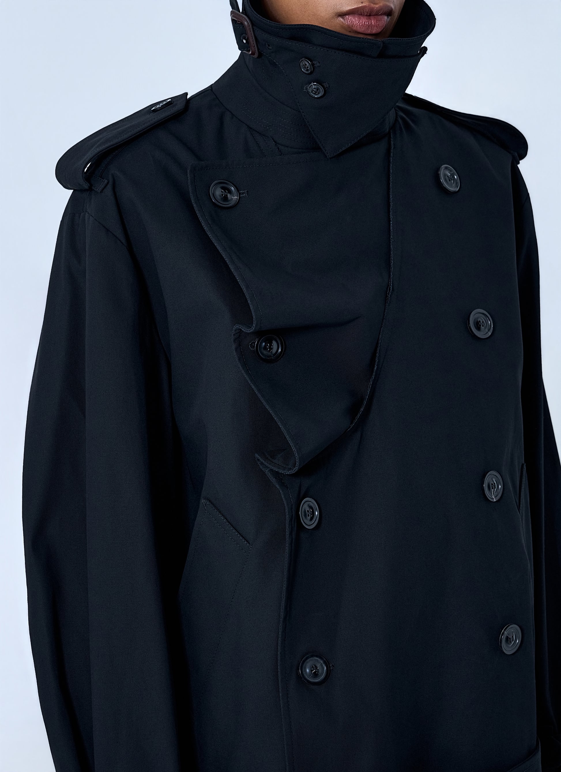 Maison Margiela Women Double-Breasted High-Collar Jacket MAISON MARGIELA