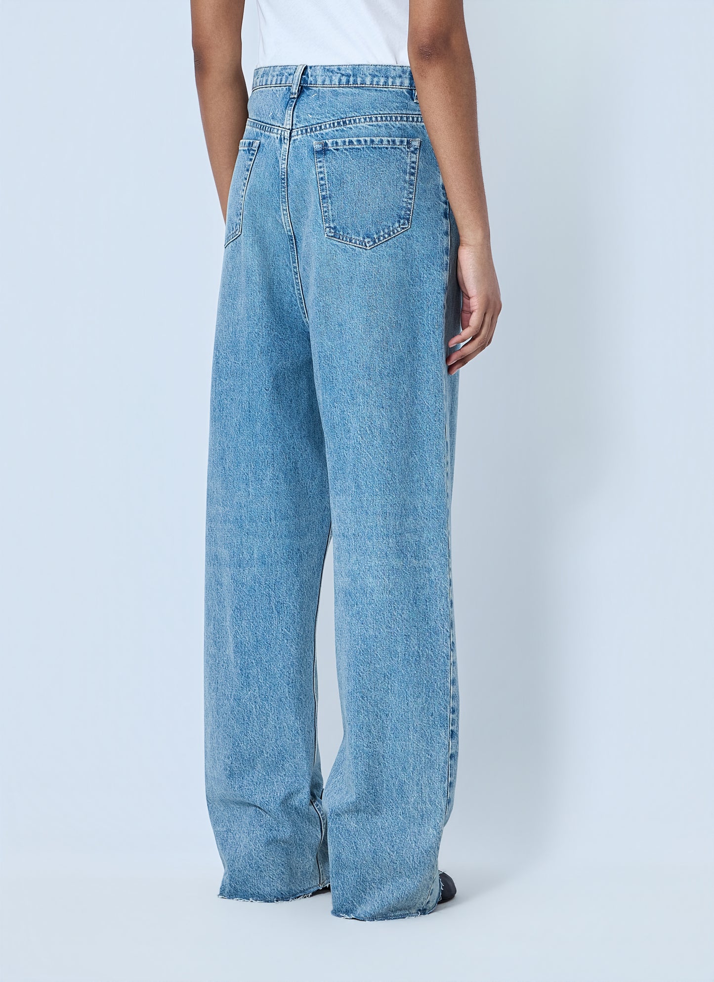 Maison Margiela Women Wide-Leg Denim Trousers MAISON MARGIELA