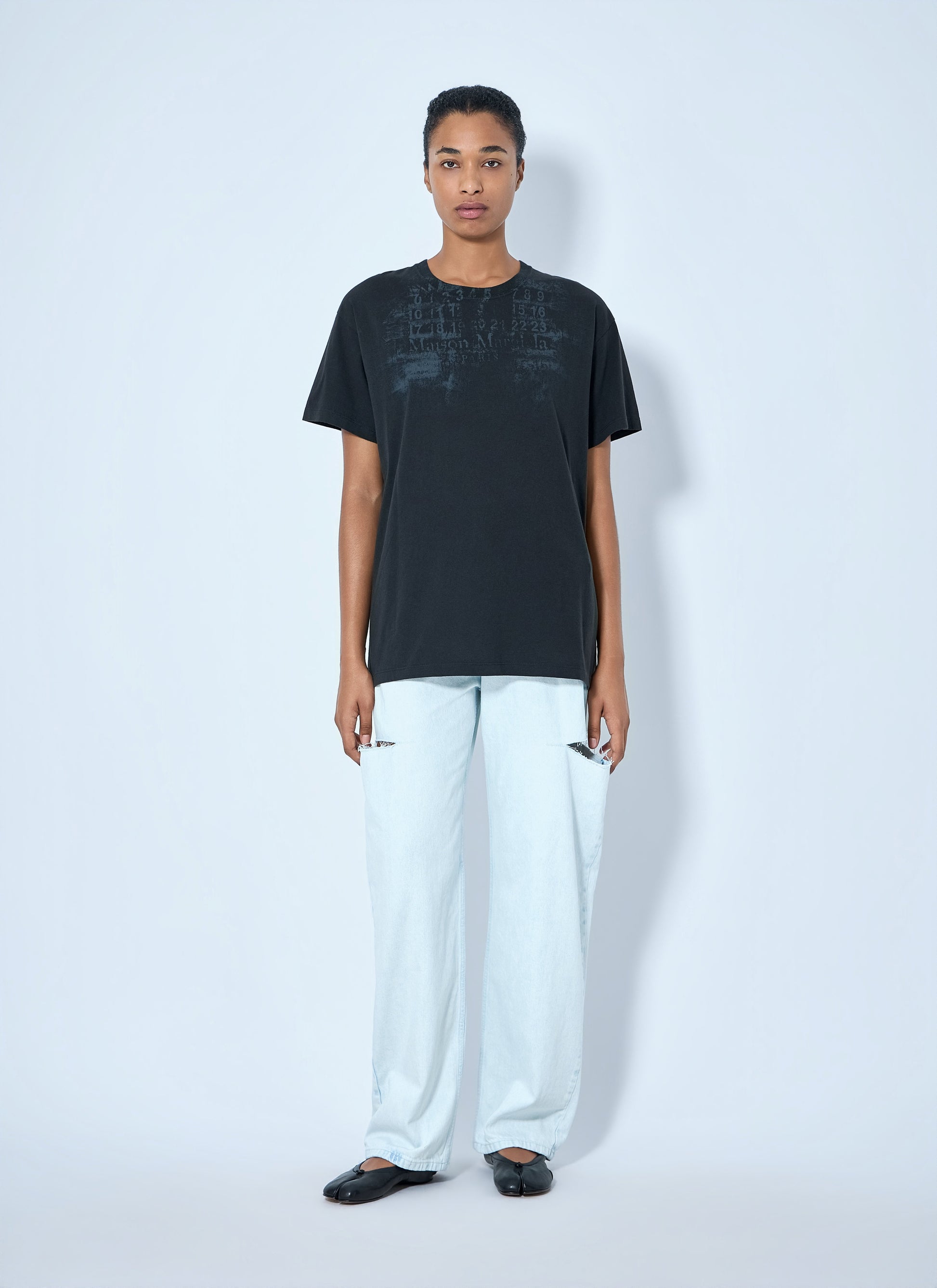 Maison Margiela Women Numbers Regular T-Shirt MAISON MARGIELA