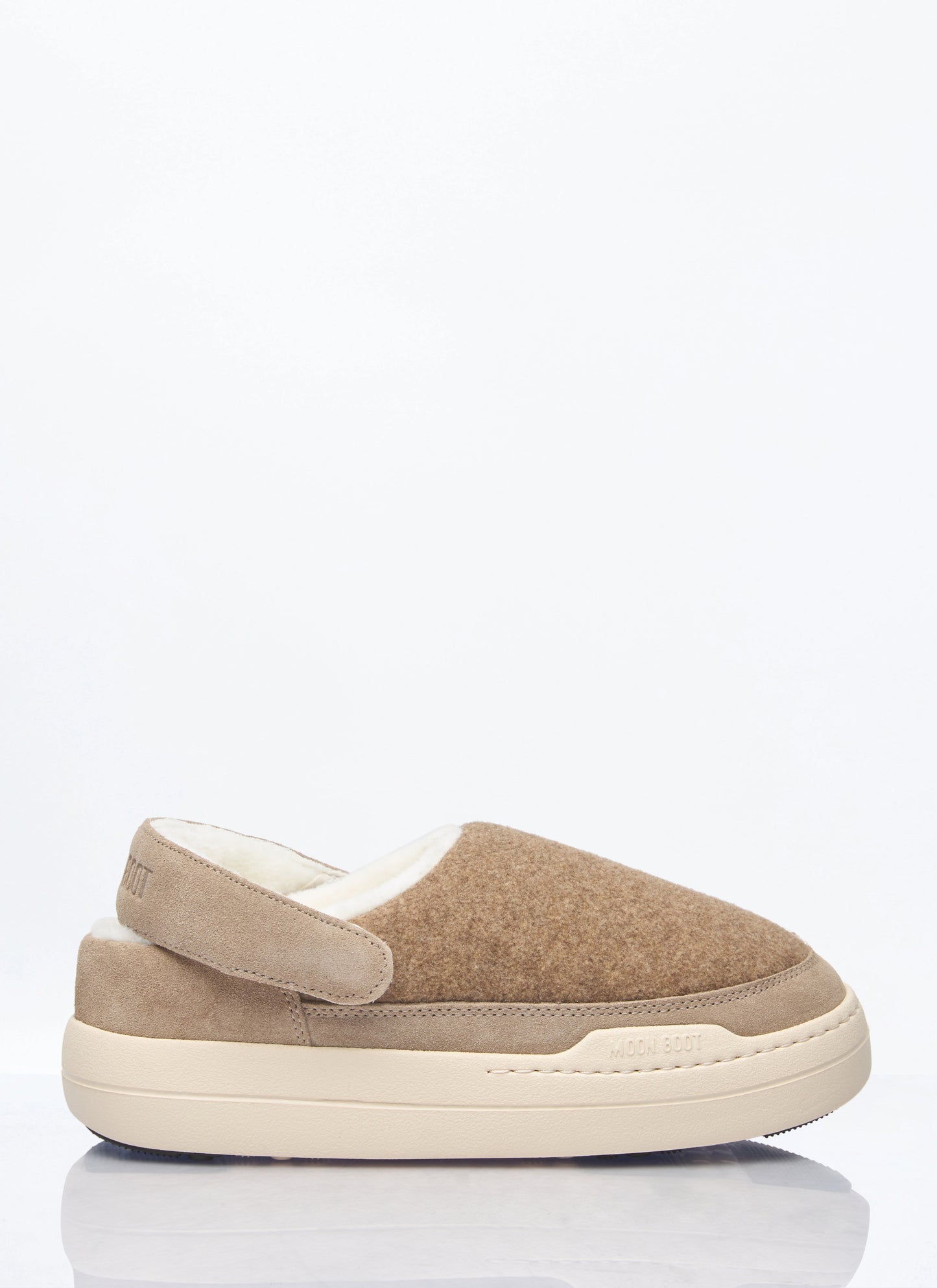 Moon Boot Women Park Clog Felt Mules MOON BOOT