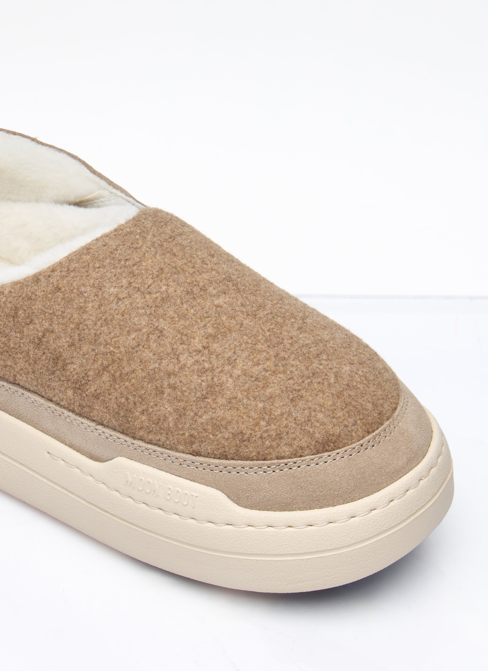 Moon Boot Women Park Clog Felt Mules MOON BOOT