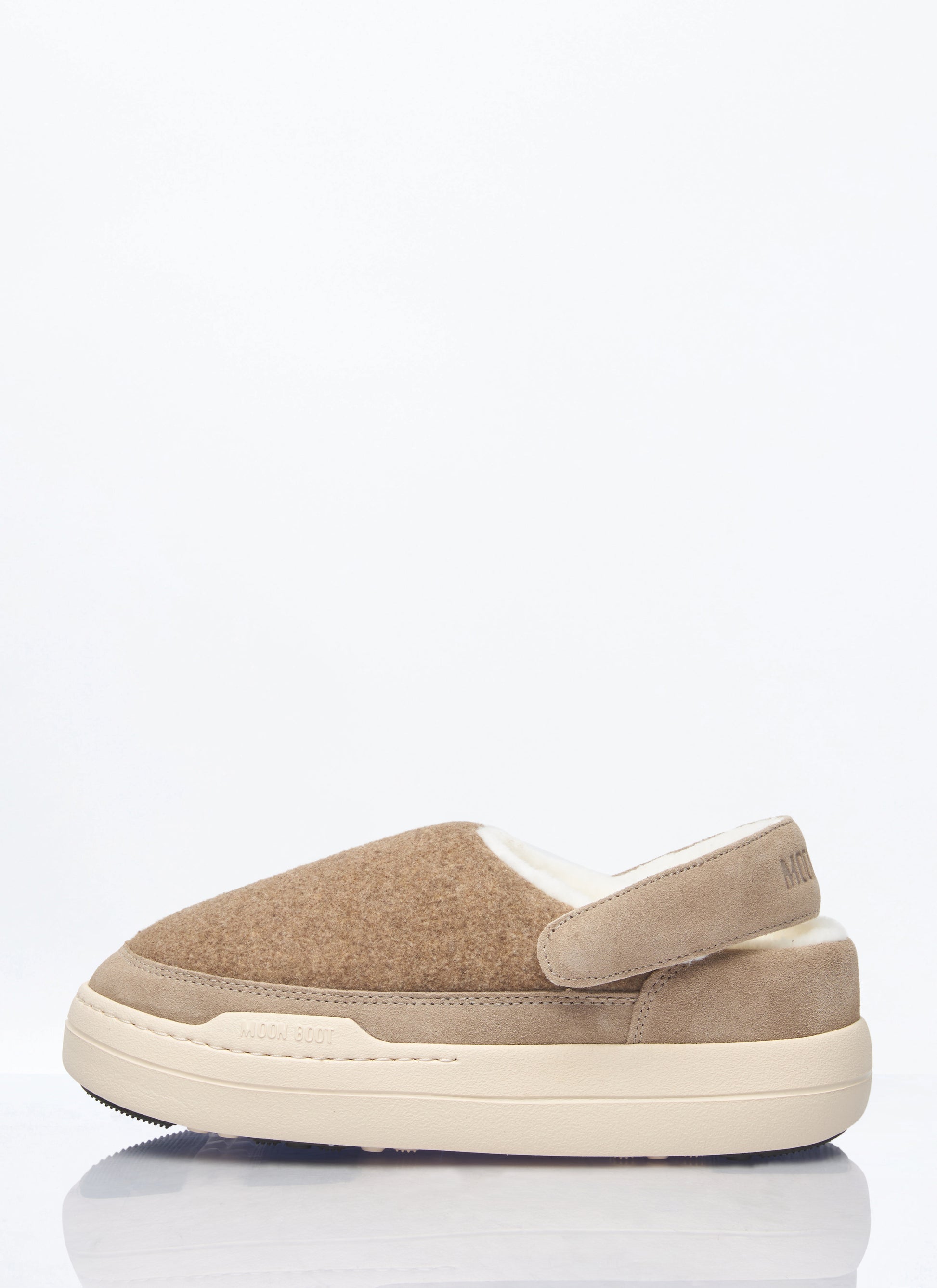 Moon Boot Women Park Clog Felt Mules MOON BOOT