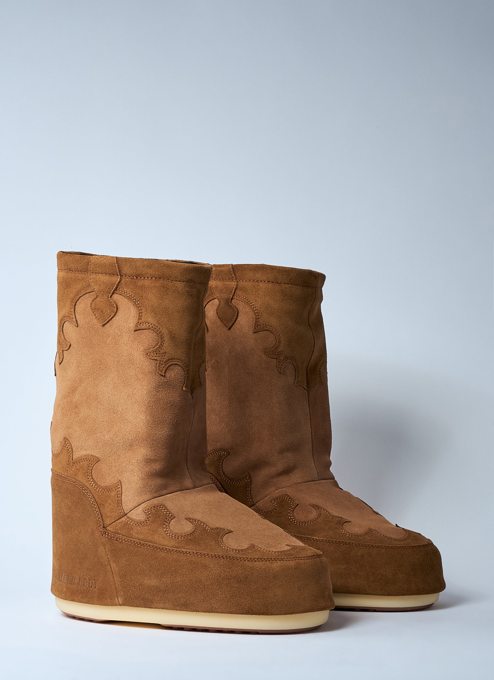 Moon Boot Women Icon Suede Embroidery Boots MOON BOOT