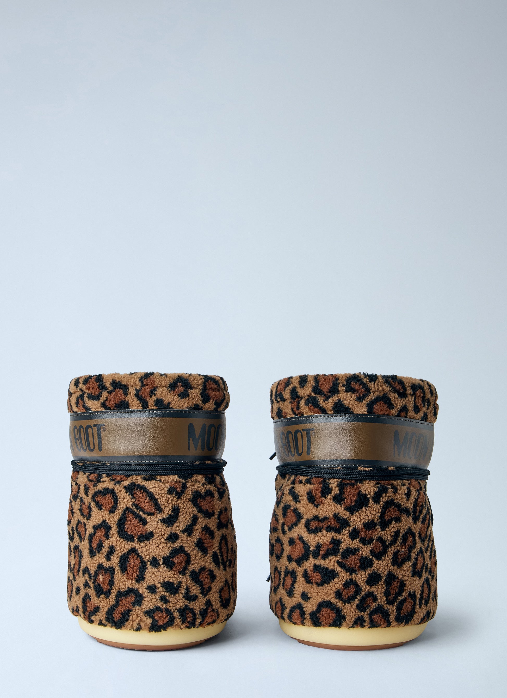 Moon Boot Women Icon Low Fleece Leopard Boots MOON BOOT