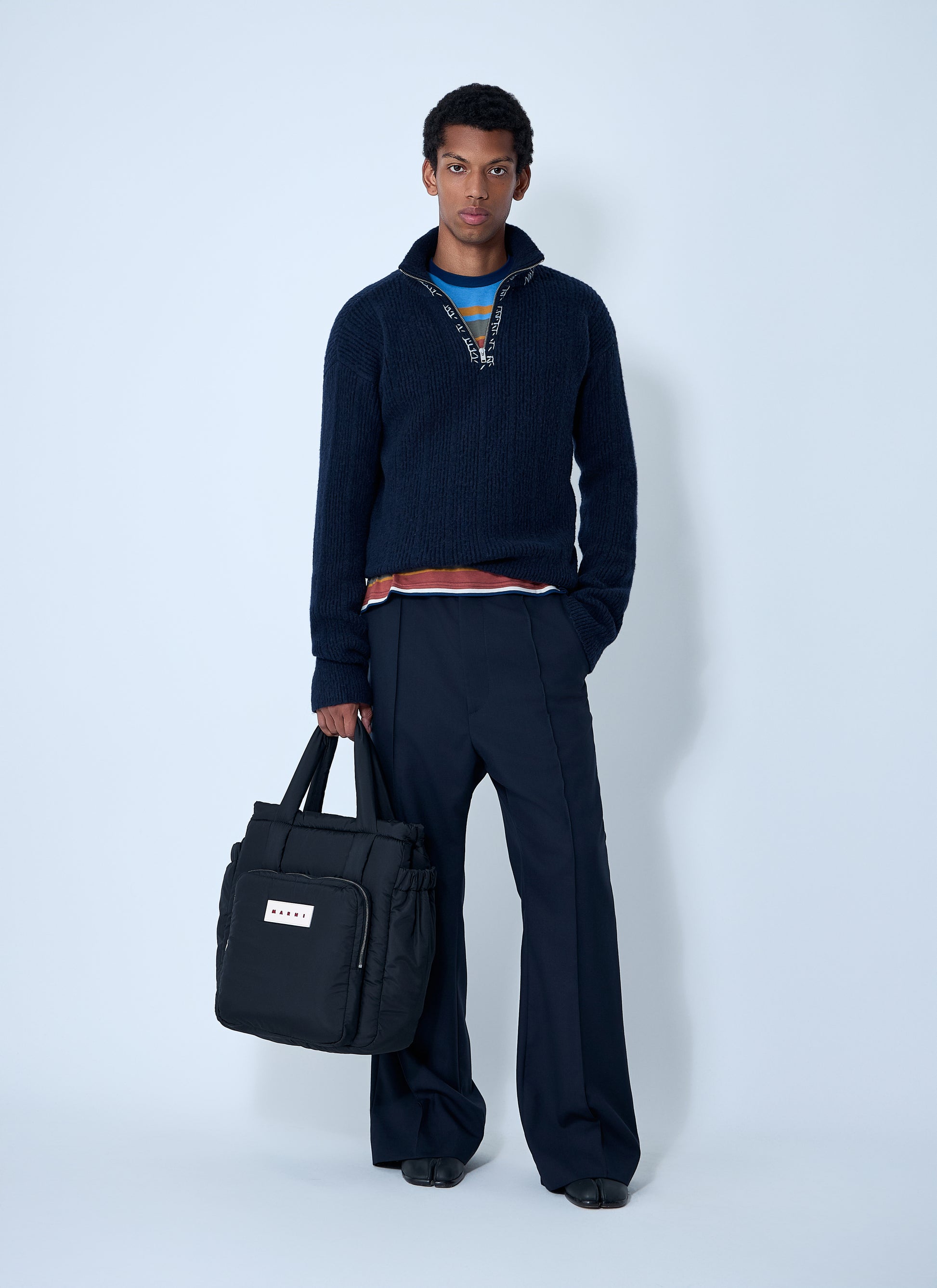 Marni Men Logo Embroidery Sweater MARNI