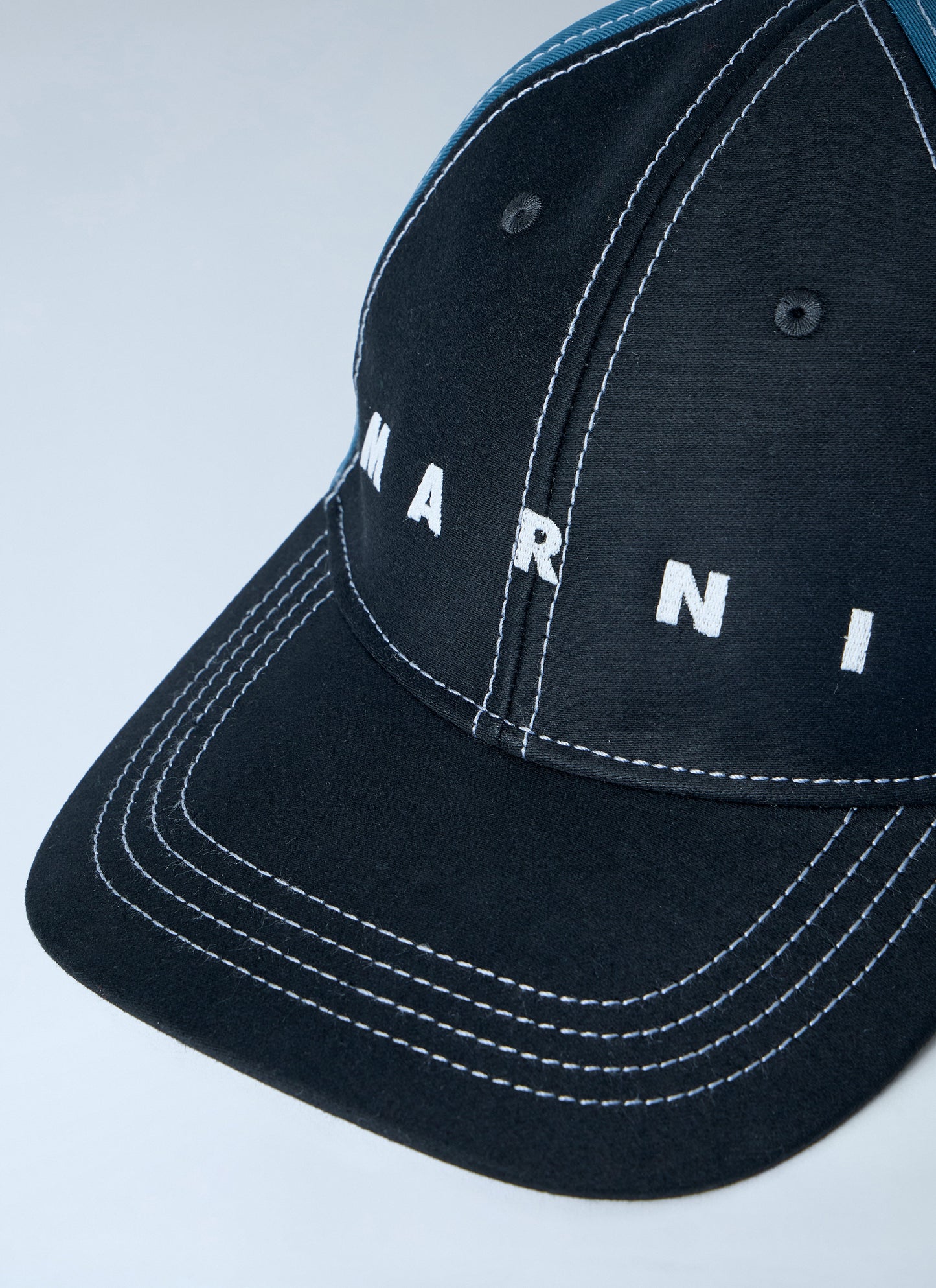 Marni Men Logo Motif Baseball Cap MARNI