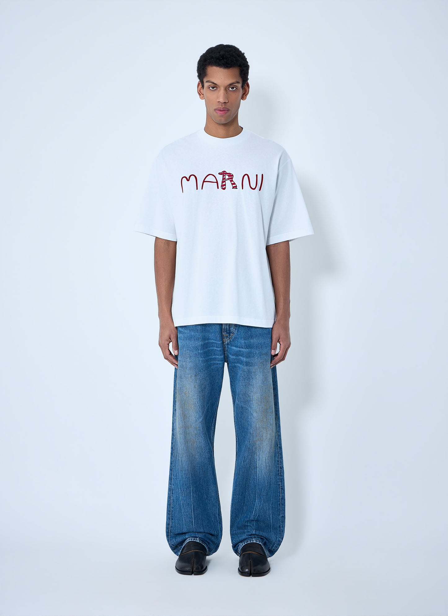 Marni Men Logo Motif T-Shirt MARNI