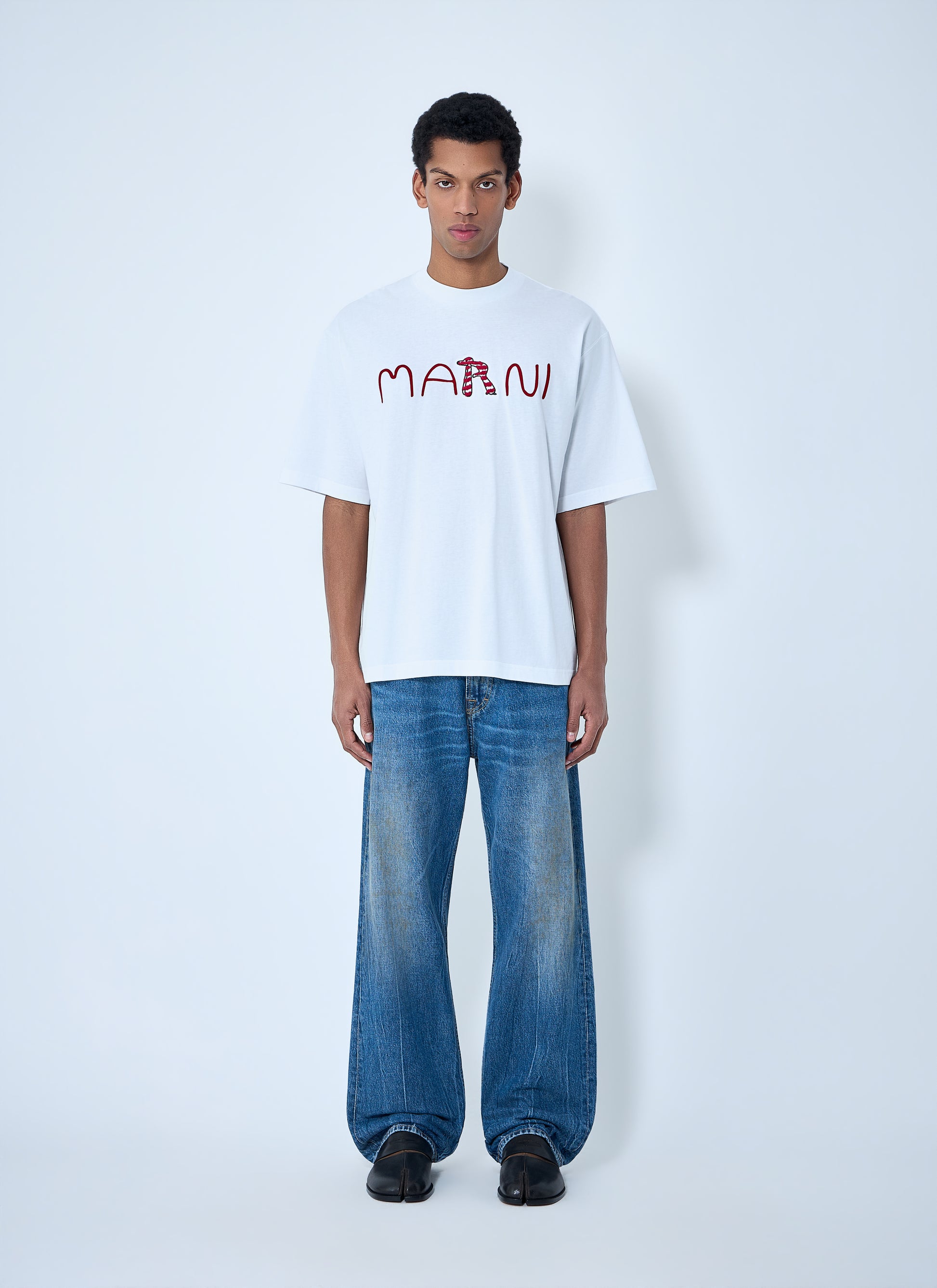 Marni Men Logo Motif T-Shirt MARNI