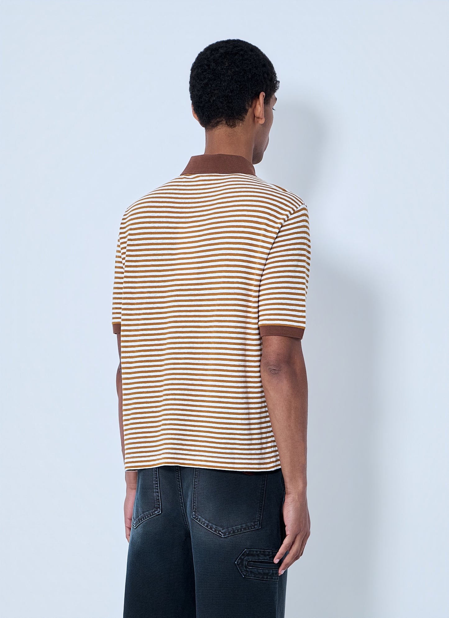 Marni Men Striped Polo Shirt MARNI