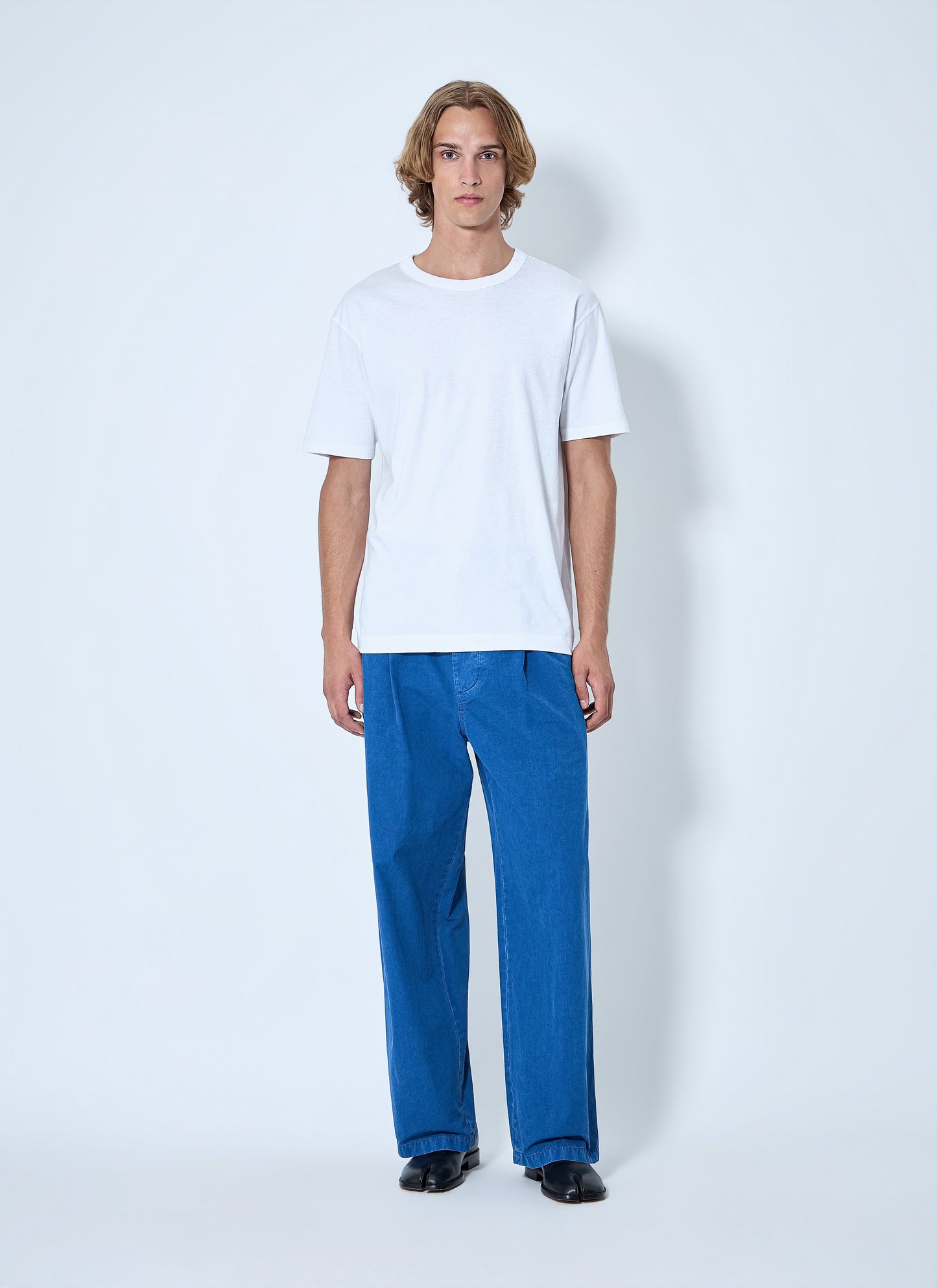Marni Men Pleated Wide-Leg Trousers