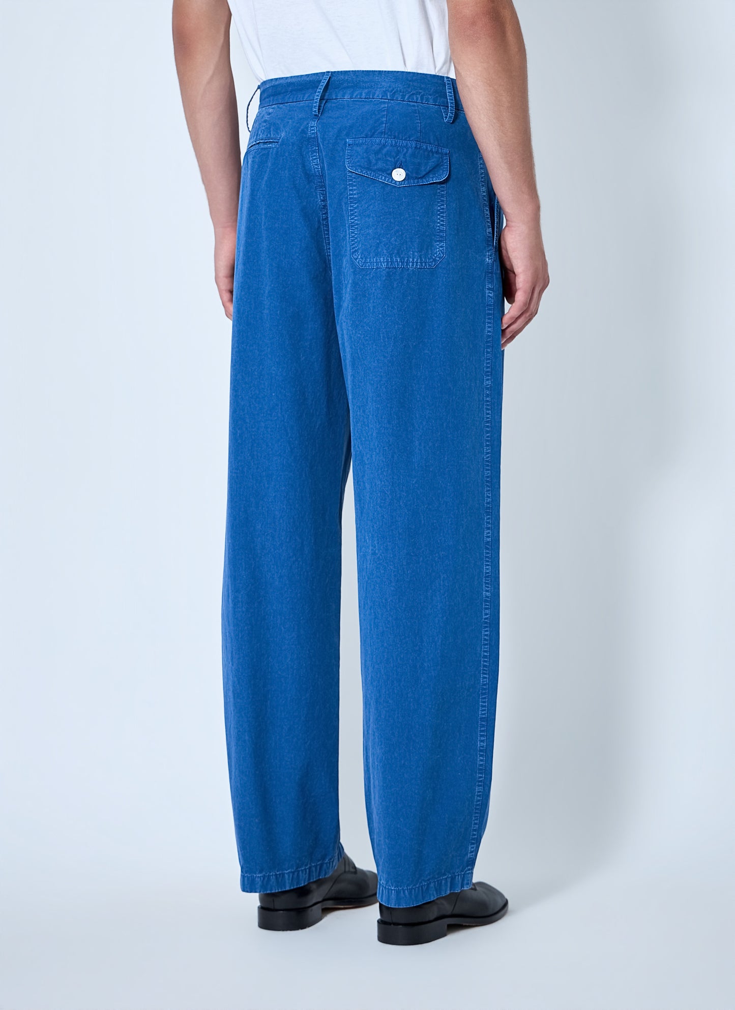 Marni Men Pleated Wide-Leg Trousers