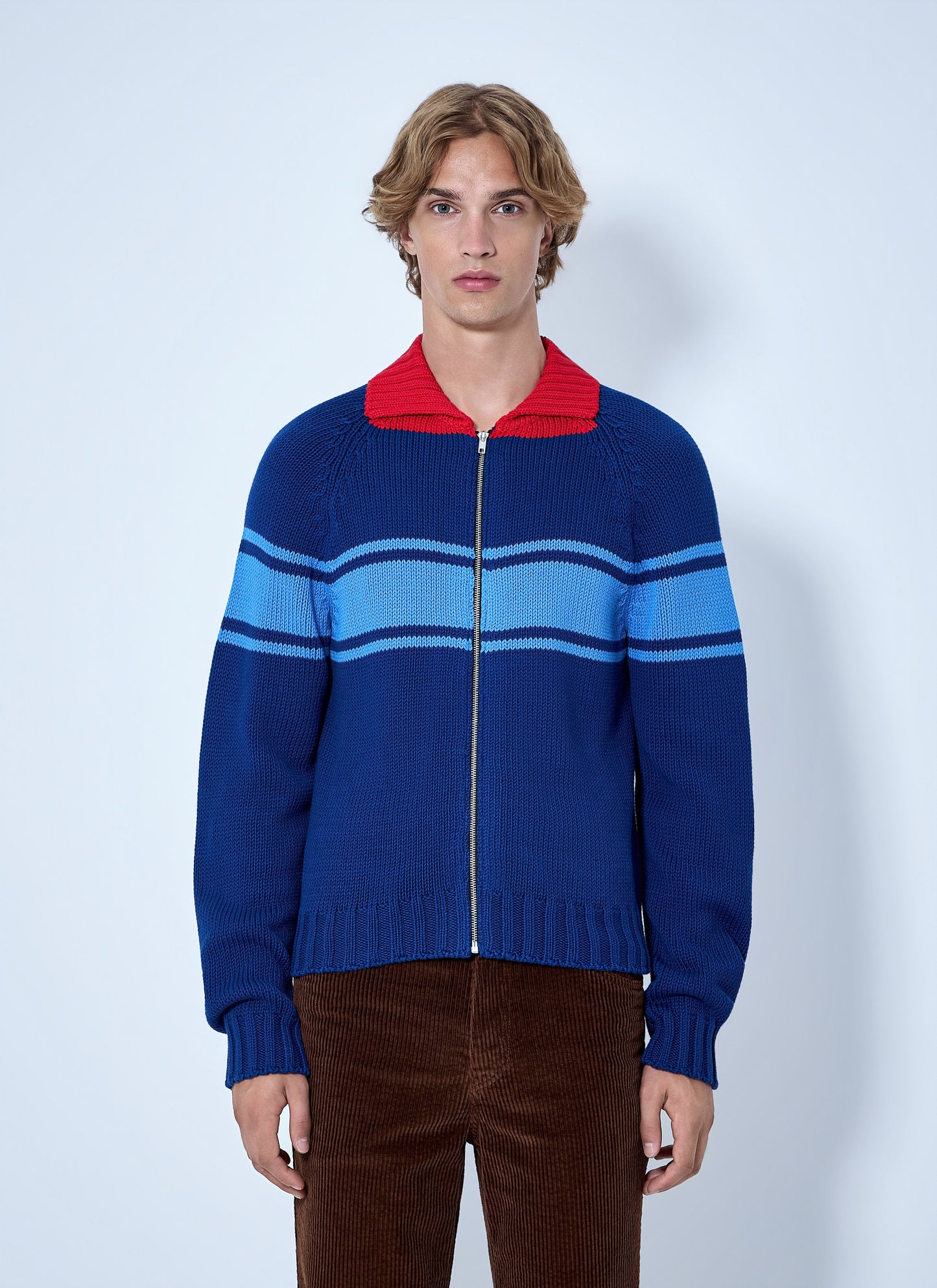 Marni Men Zip-Up Knit Cardigan MARNI