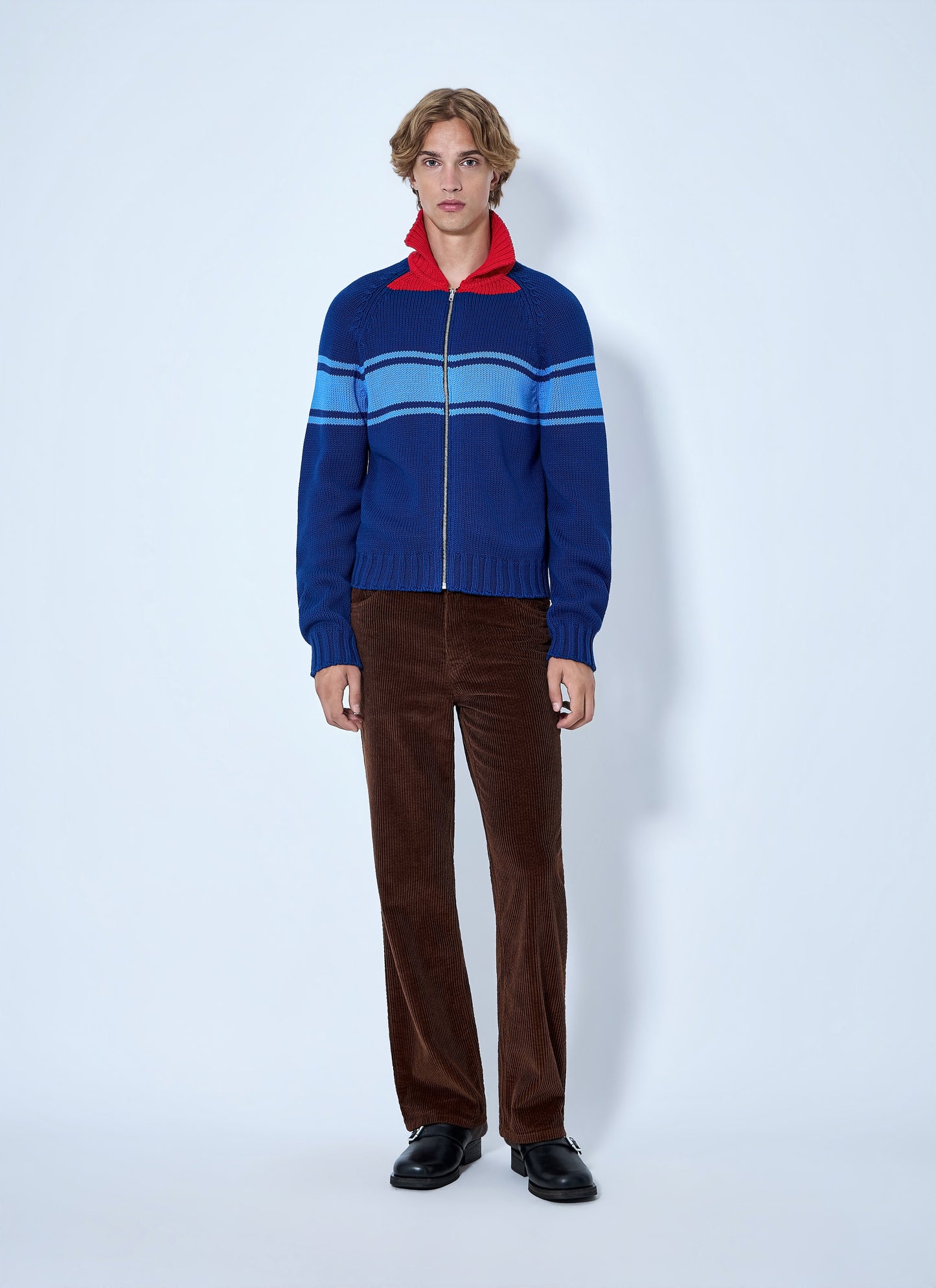 Marni Men Zip-Up Knit Cardigan MARNI