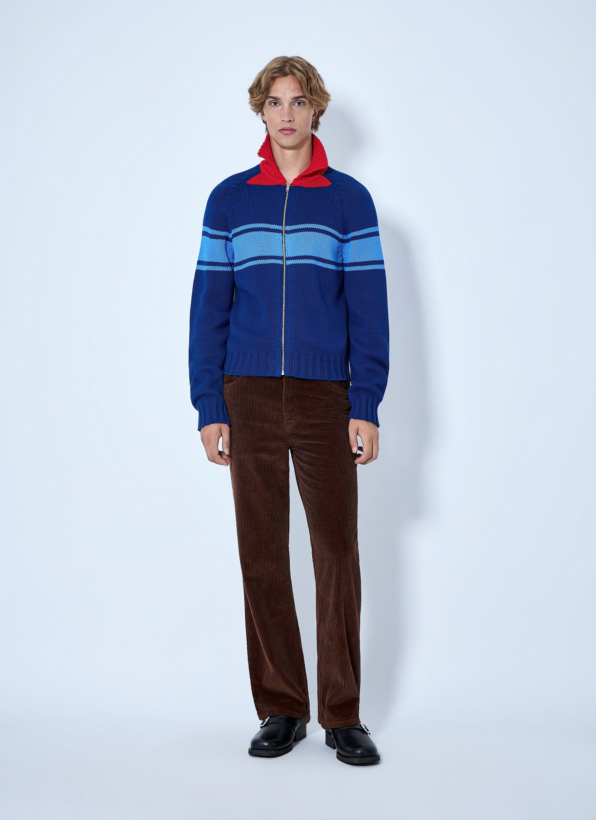 Marni Men Zip-Up Knit Cardigan MARNI