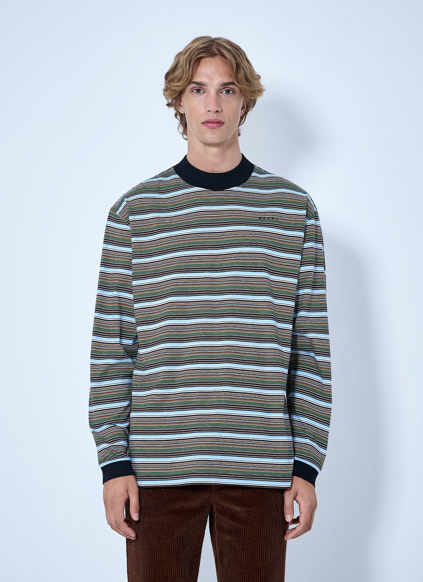 Marni Men Striped Long Sleeve T-Shirt MARNI