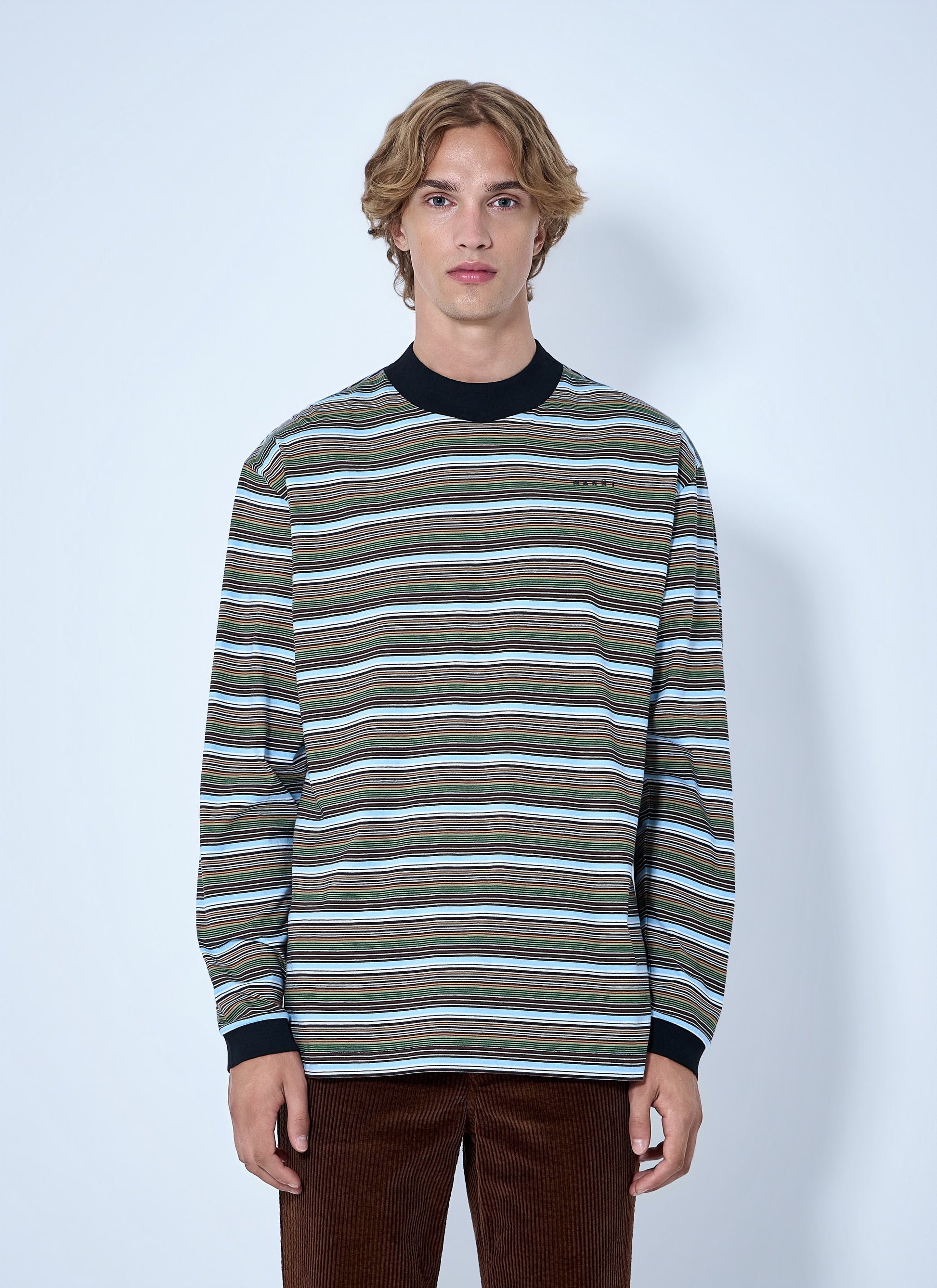 Marni Men Striped Long Sleeve T-Shirt MARNI