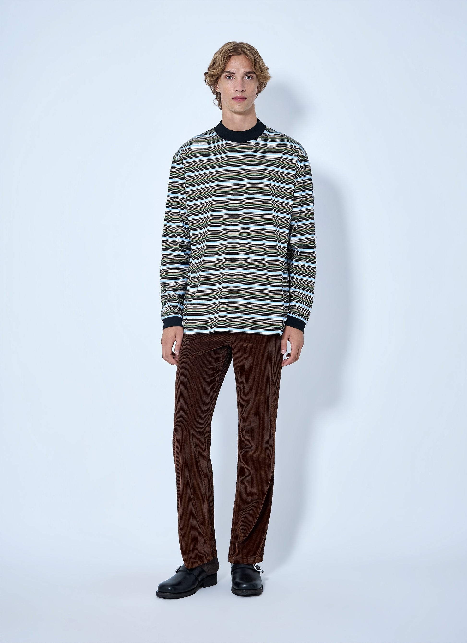 Marni Men Striped Long Sleeve T-Shirt MARNI