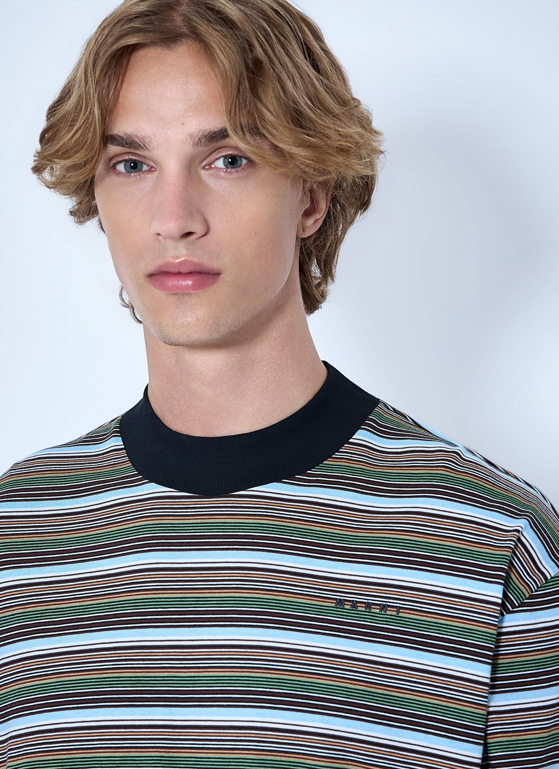 Marni Men Striped Long Sleeve T-Shirt MARNI