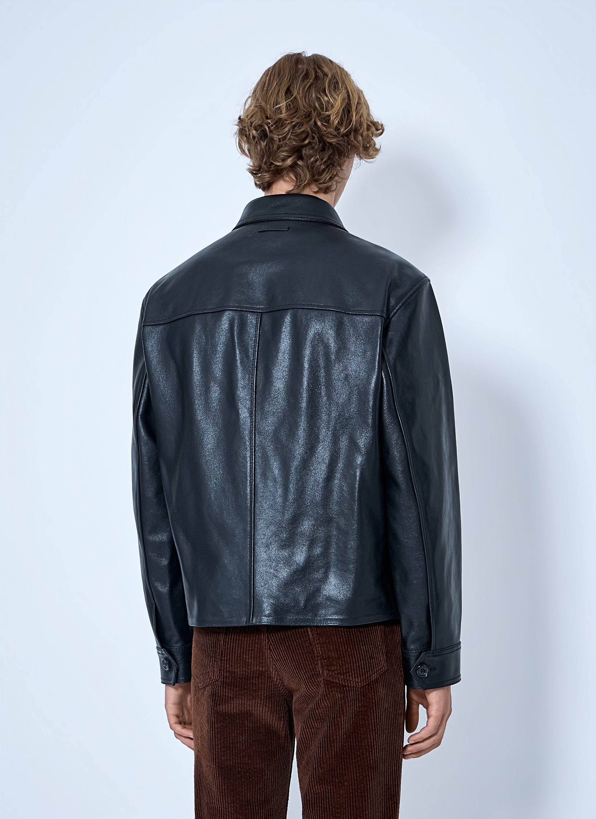 Marni Men Leather And Suede Panel Jacket MARNI