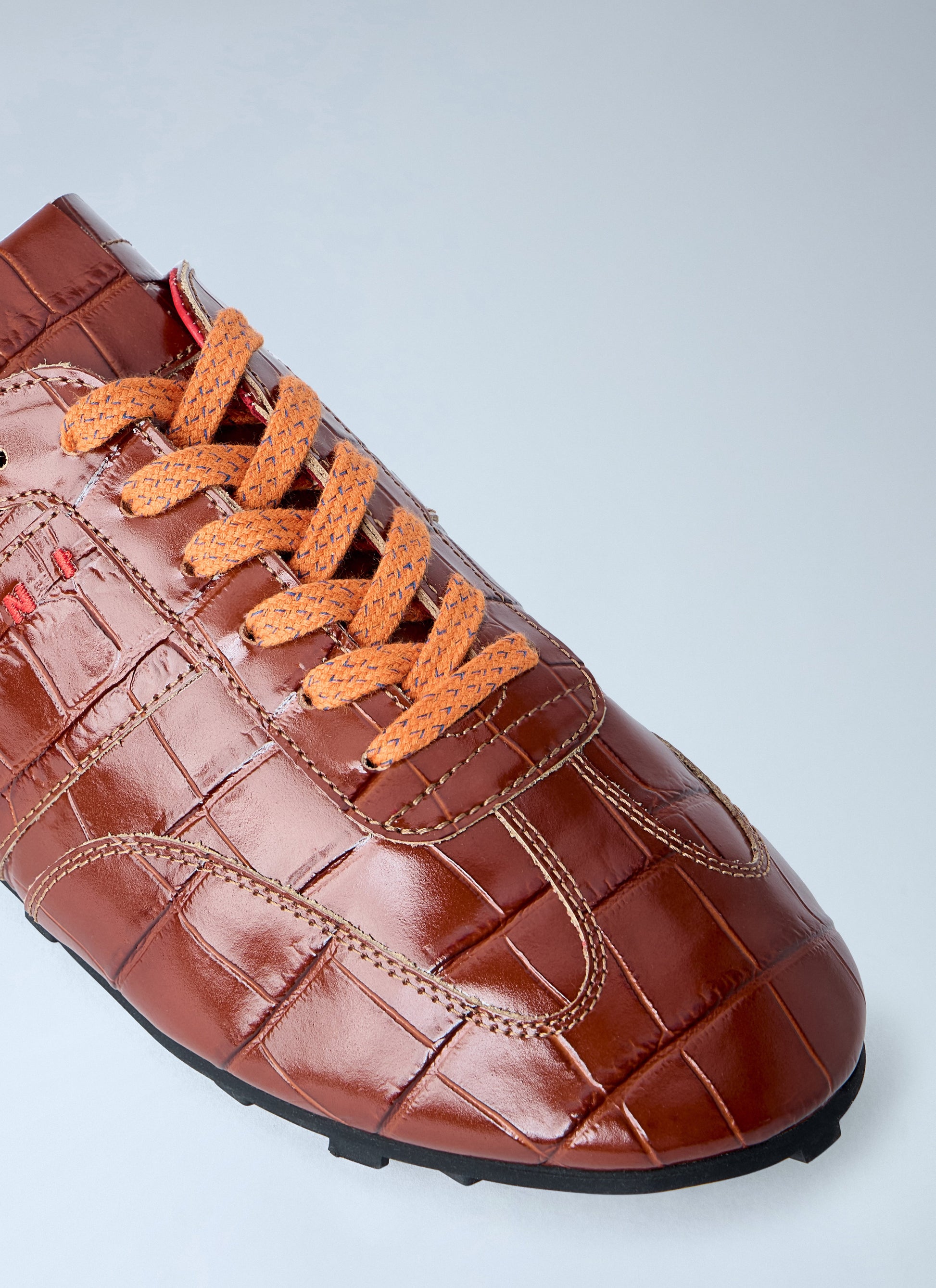 Marni Men Laced Leather Mules MARNI