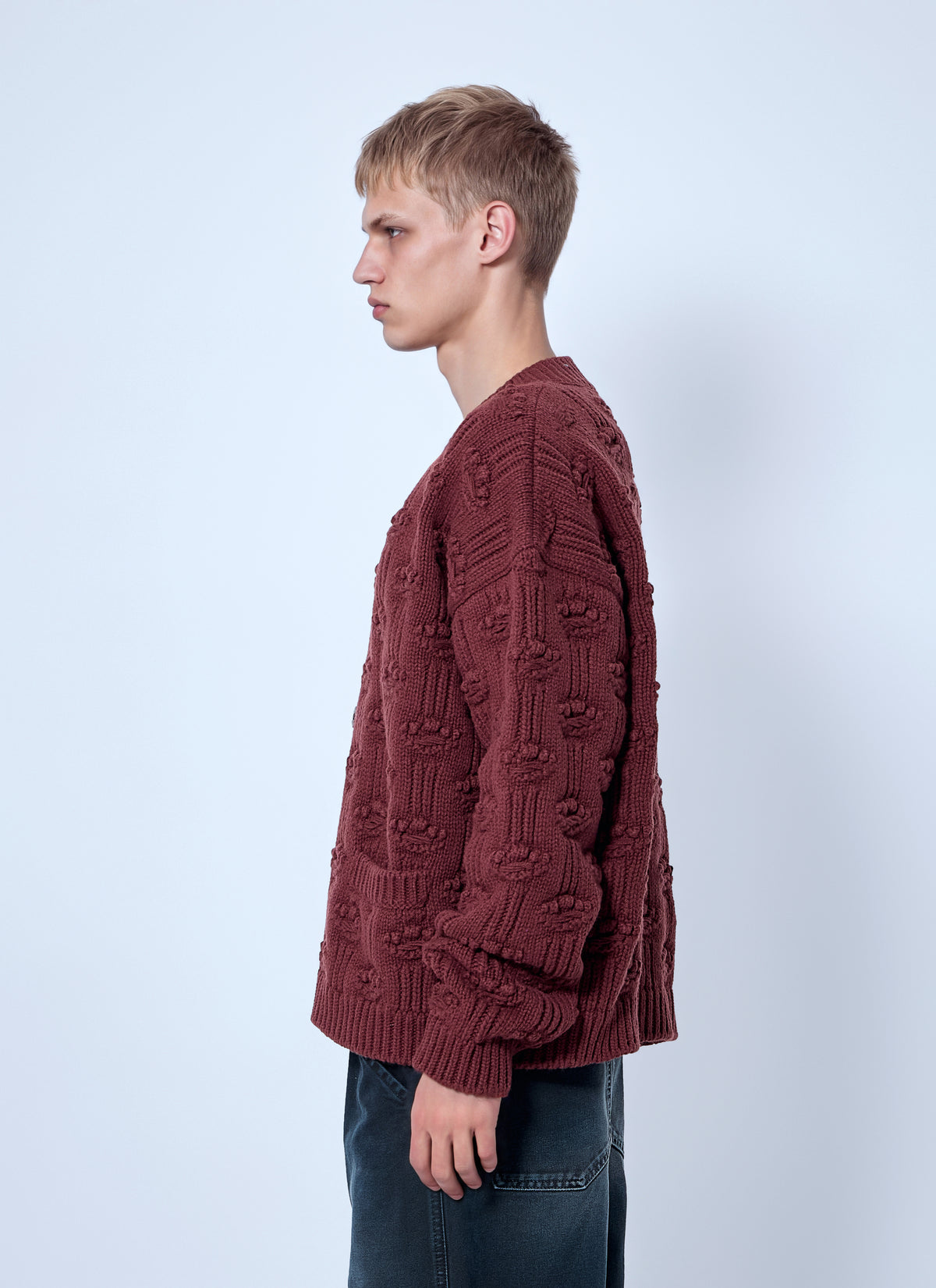 Marni Men Textured Knit Cardigan MARNI