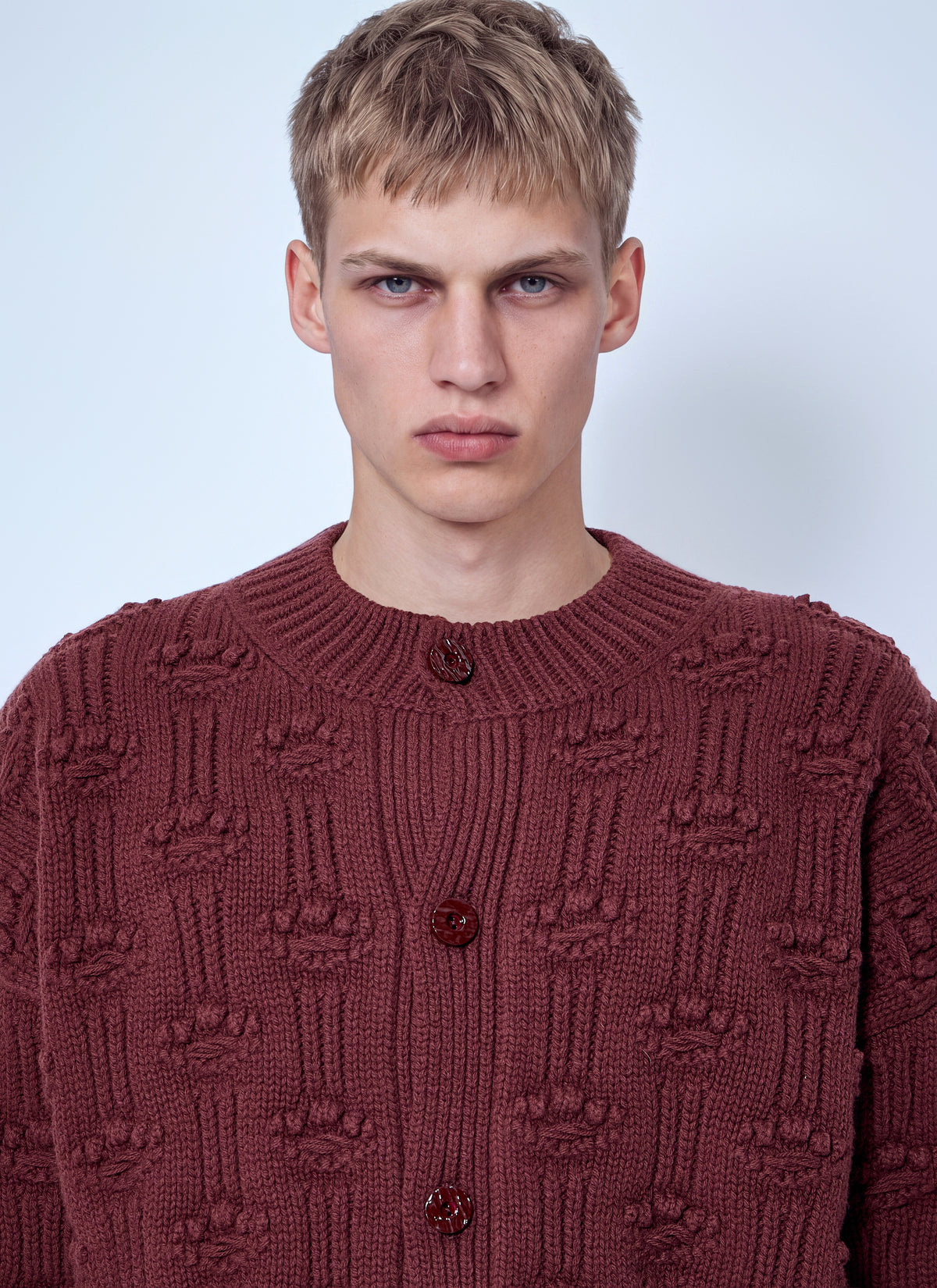Marni Men Textured Knit Cardigan MARNI