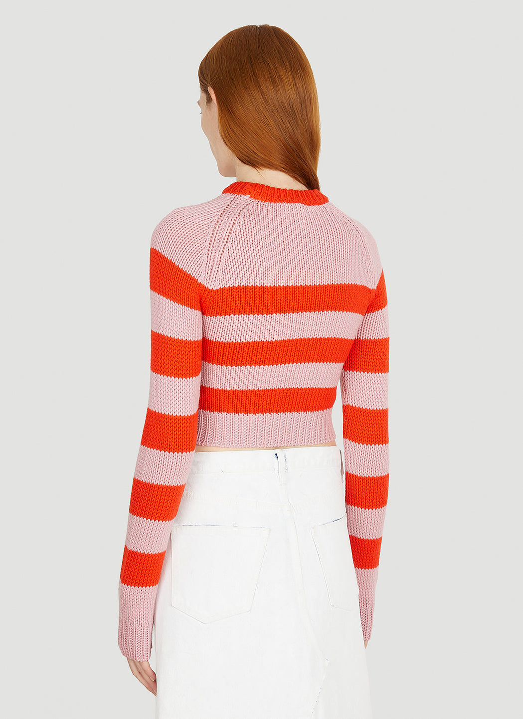 Marni Women Cut Out Striped Knit Top MARNI