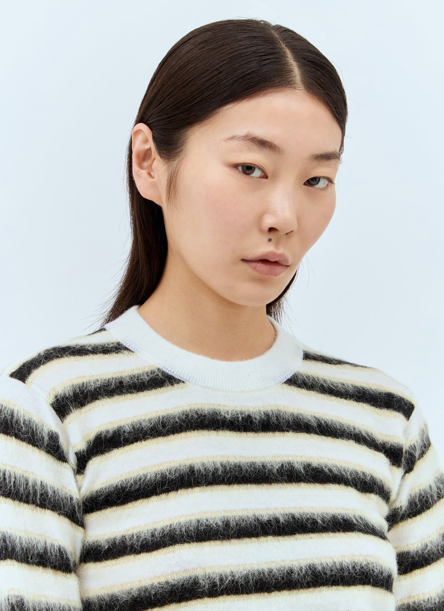 Marni Women Striped Wool-Mohair Sweater MARNI