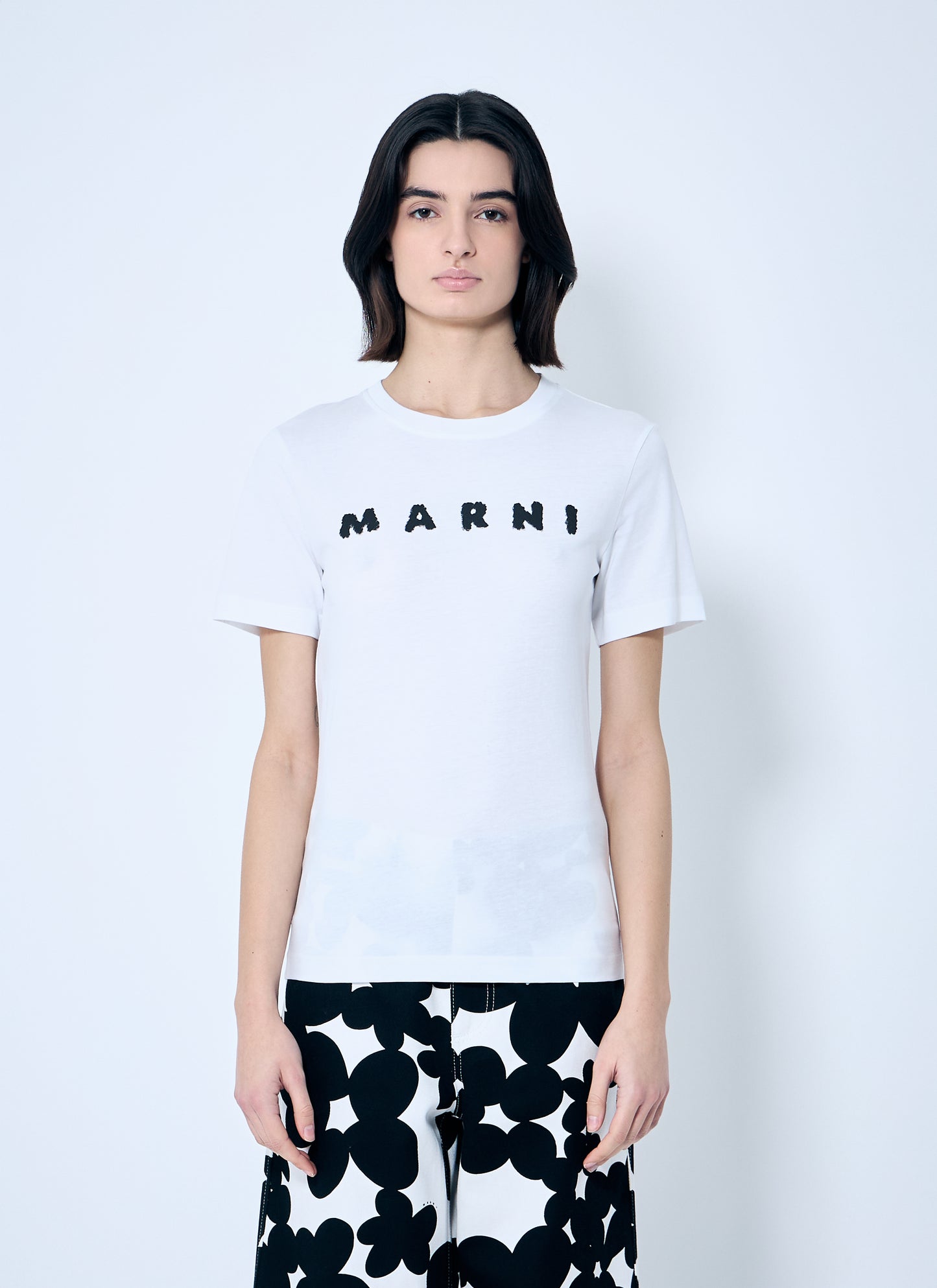 Marni Women Logo Motif T-Shirt MARNI