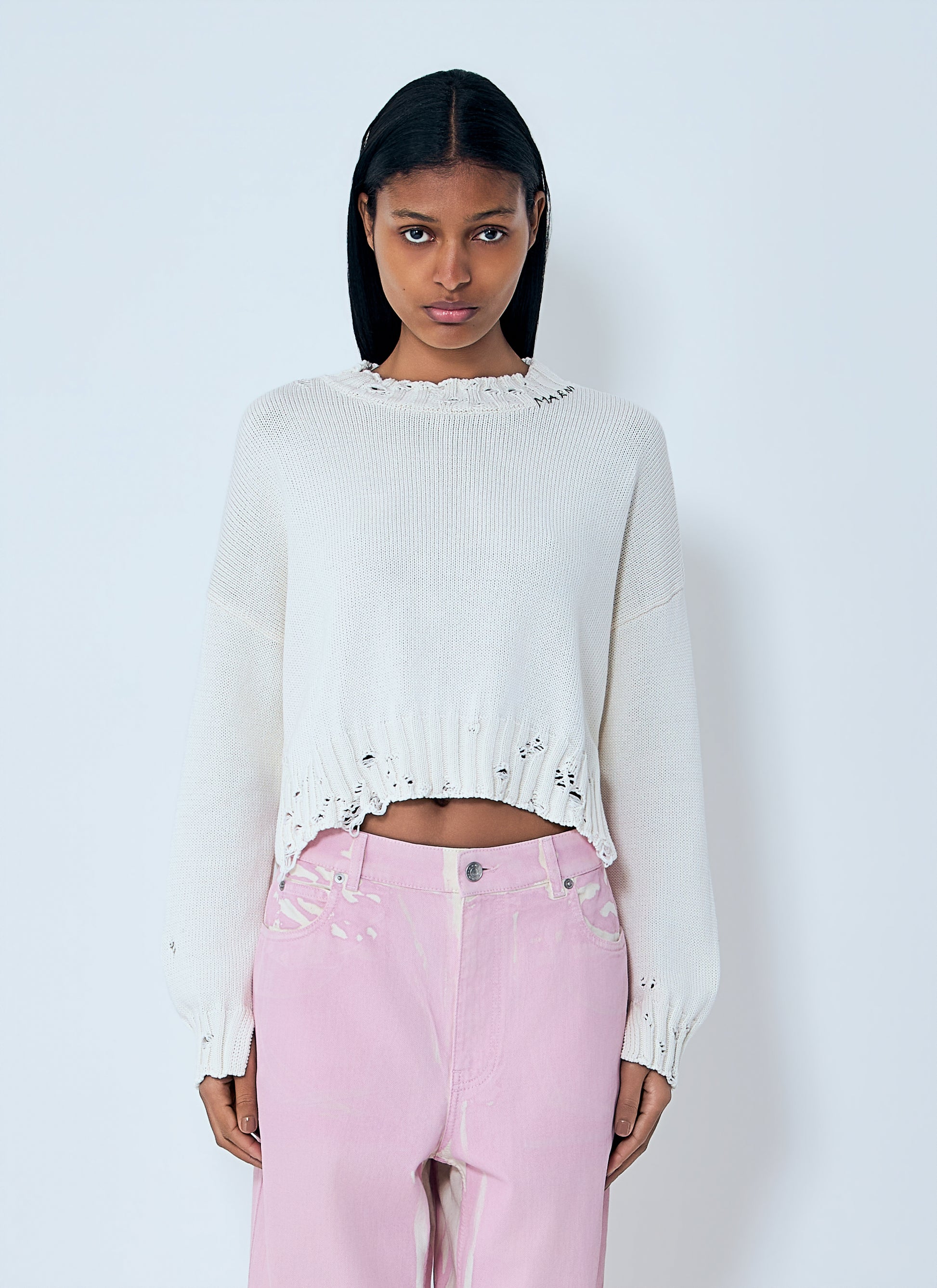 Marni Women Logo Motif Sweater MARNI